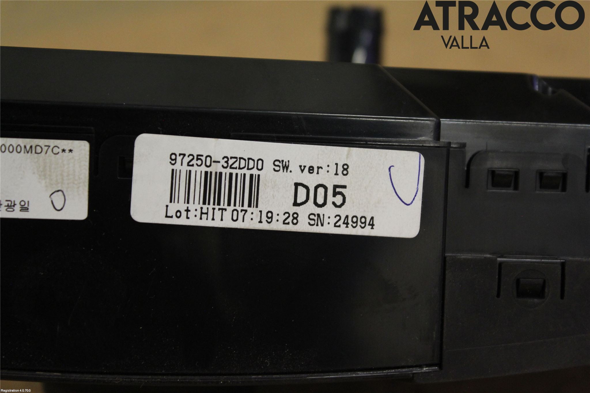 Hyundai i40 08-15 Varme Ac Betjening-Display