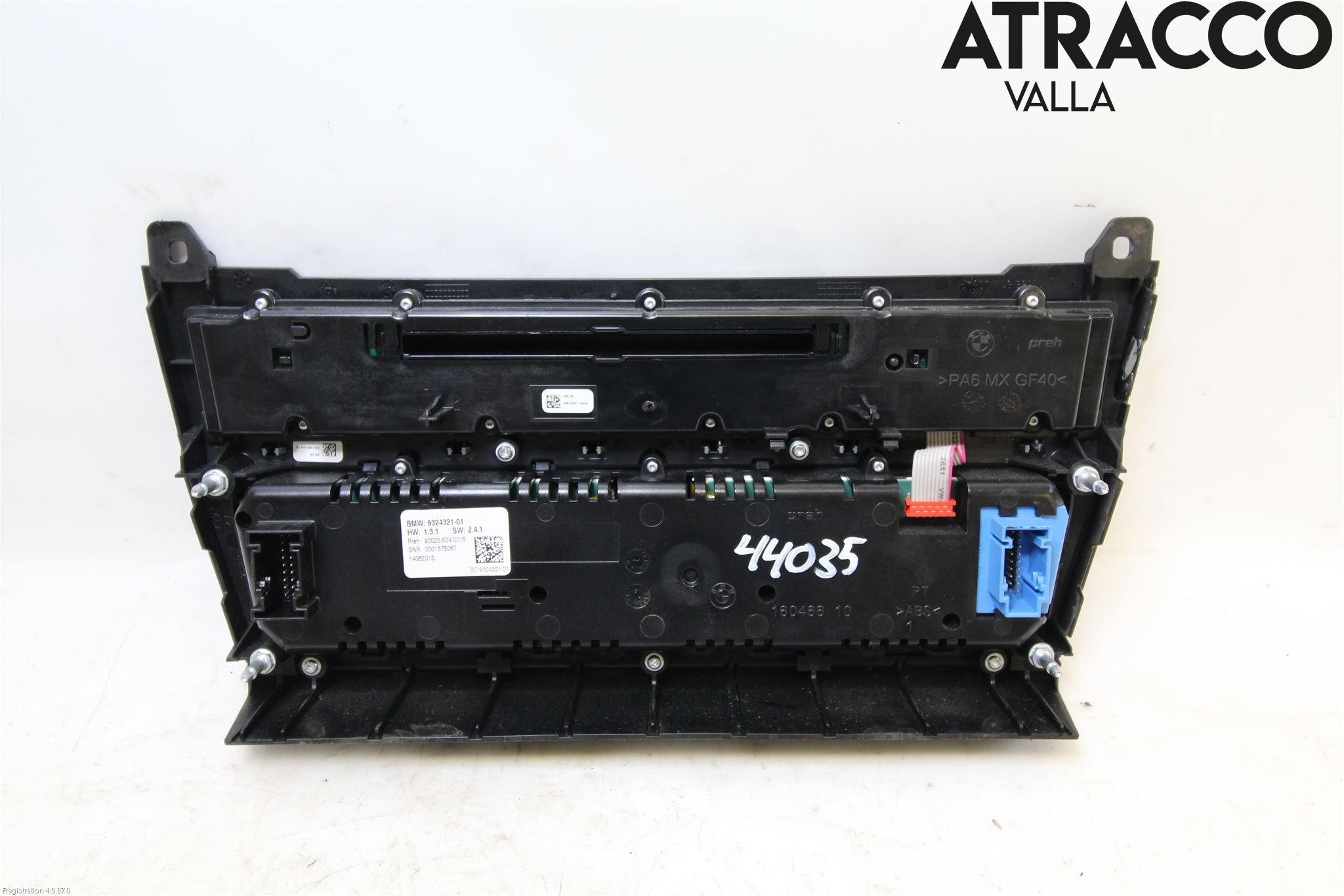 BMW 5 F10/F11/F18 09-17 Varme Ac Betjening-Display