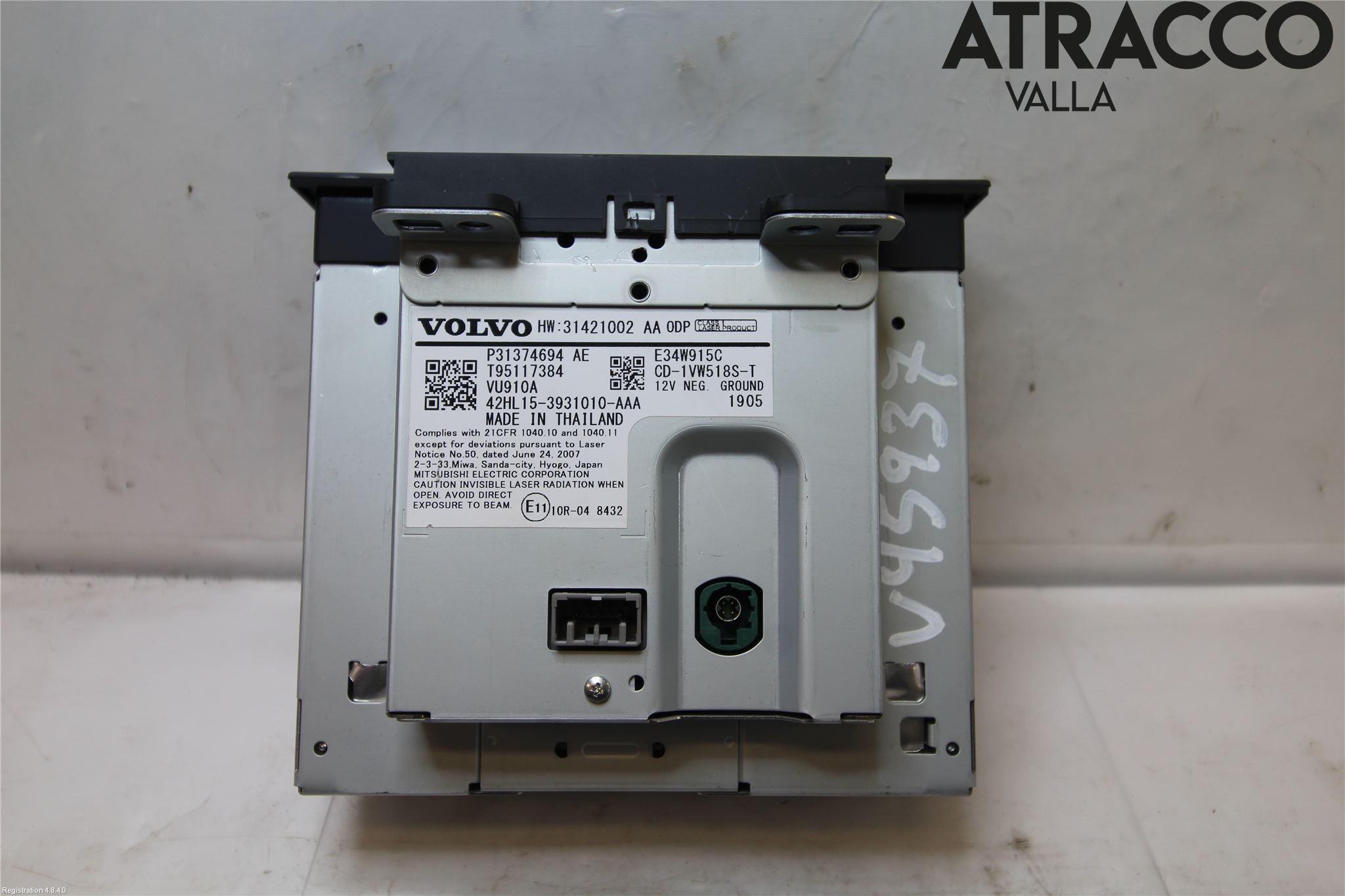 Volvo XC60 18- Stereo Radio Med Cd