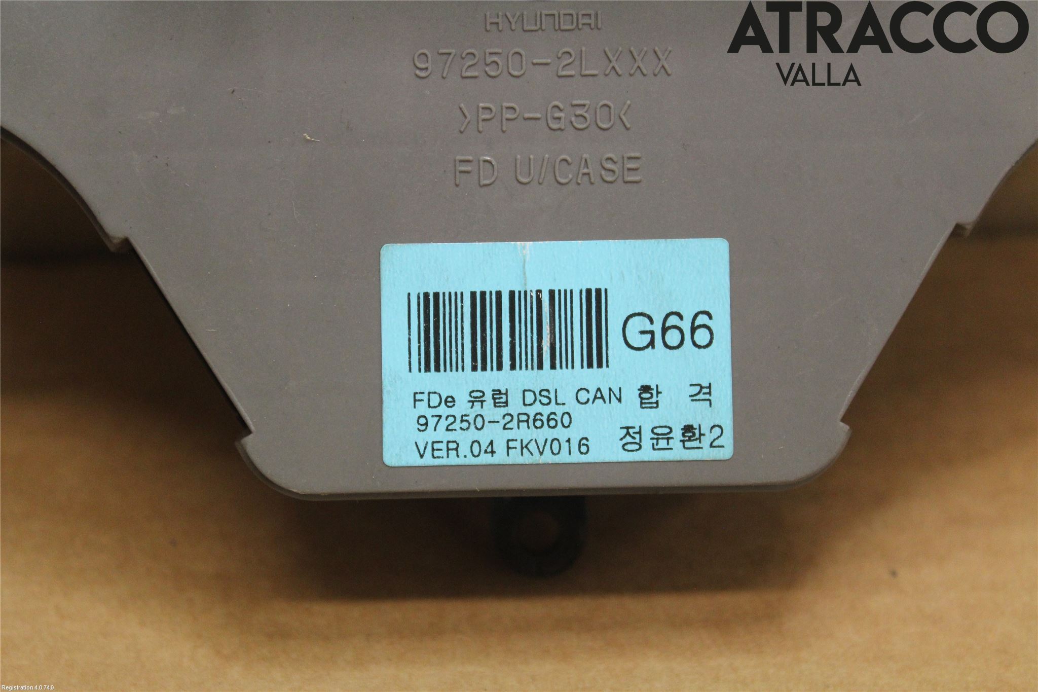 Hyundai i30 FD 07-12 Varme Ac Betjening-Display