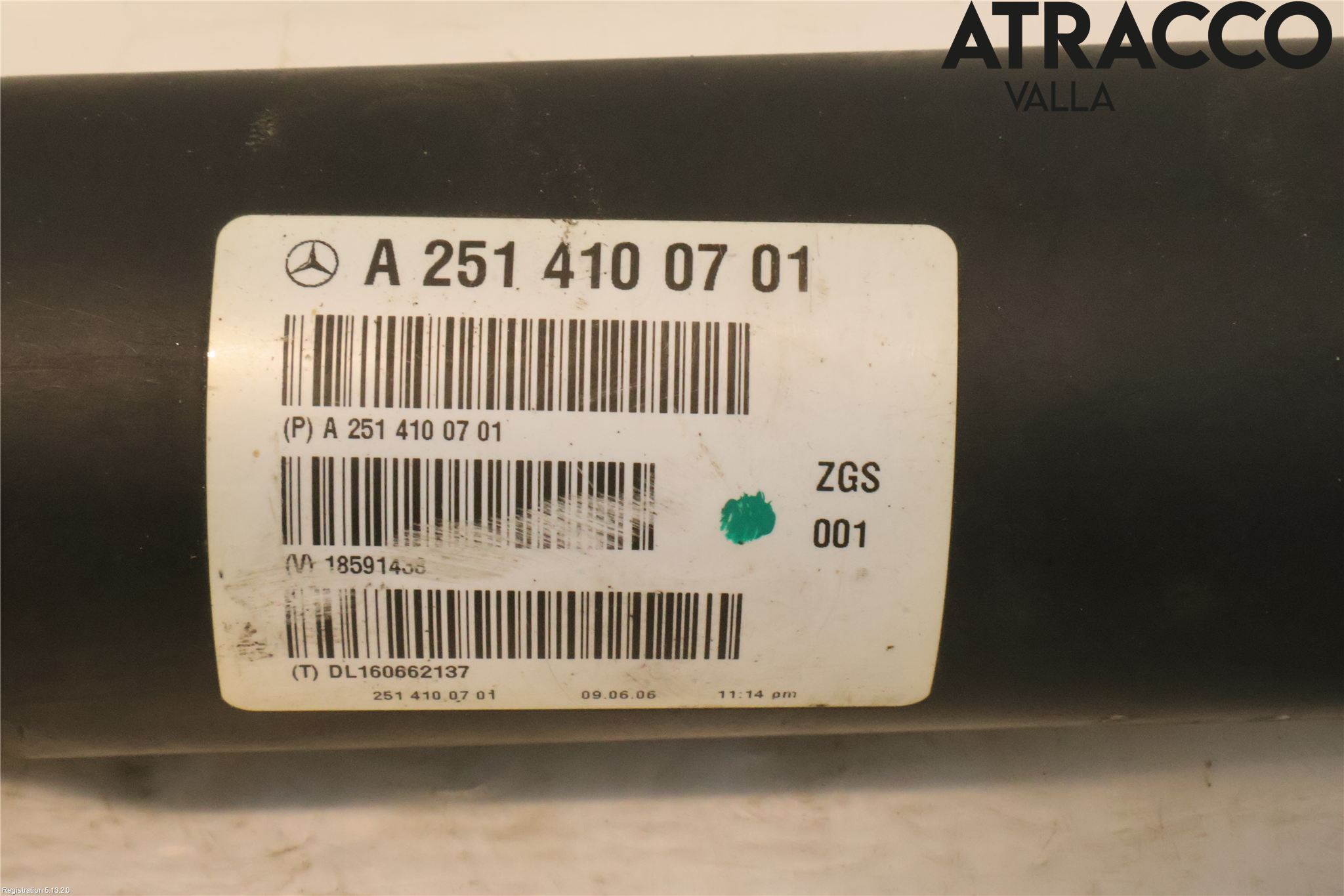 Mercedes-Benz MB R-KLASS (W251) 05-13 Mellomaksel Fremre 4Wd