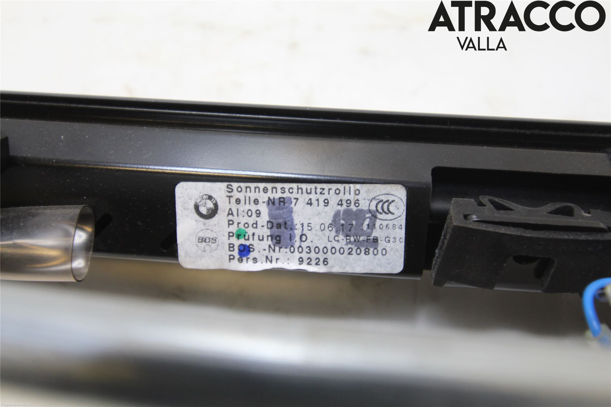BMW 5 G30/G31/F90 17-23 Innr Solskjerm