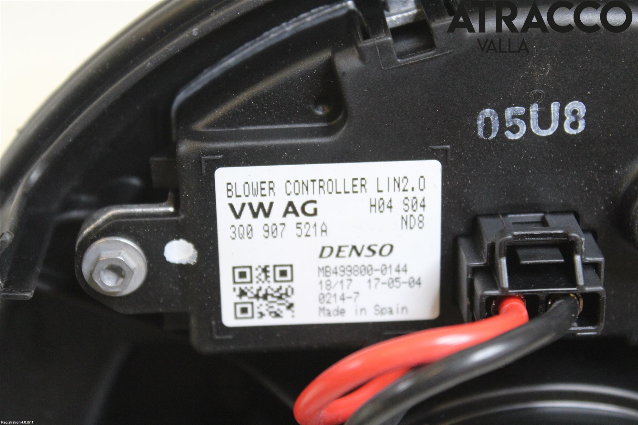 Volkswagen VW ARTEON 17- Varme Ac Varmeapparatvifte
