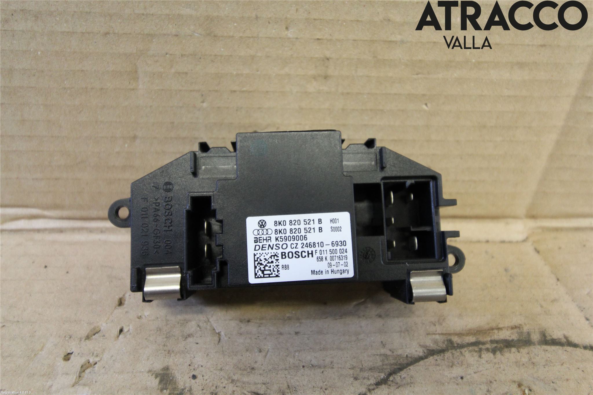 Audi A4/S4 08-11 Varmeapparat Viftemotstand
