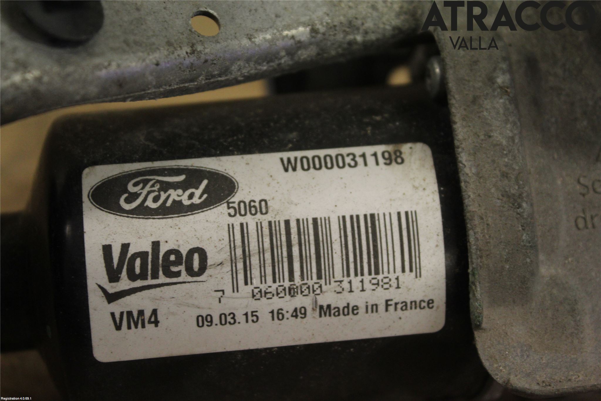 Ford MONDEO 15-22 Viskermotor Frontrute