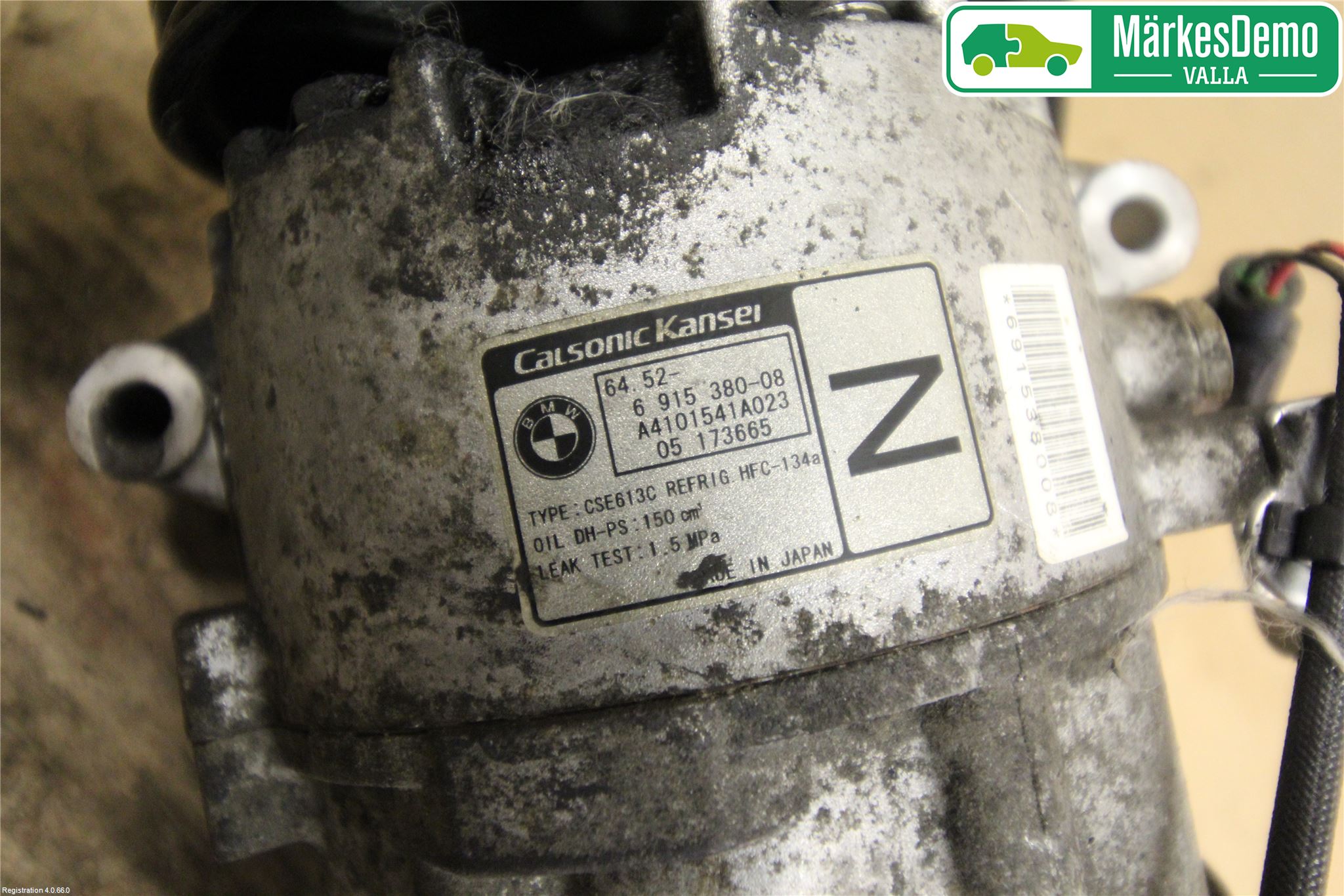 BMW 3 E90/91 SED/TOU 05-12 Varme Ac Kompressor