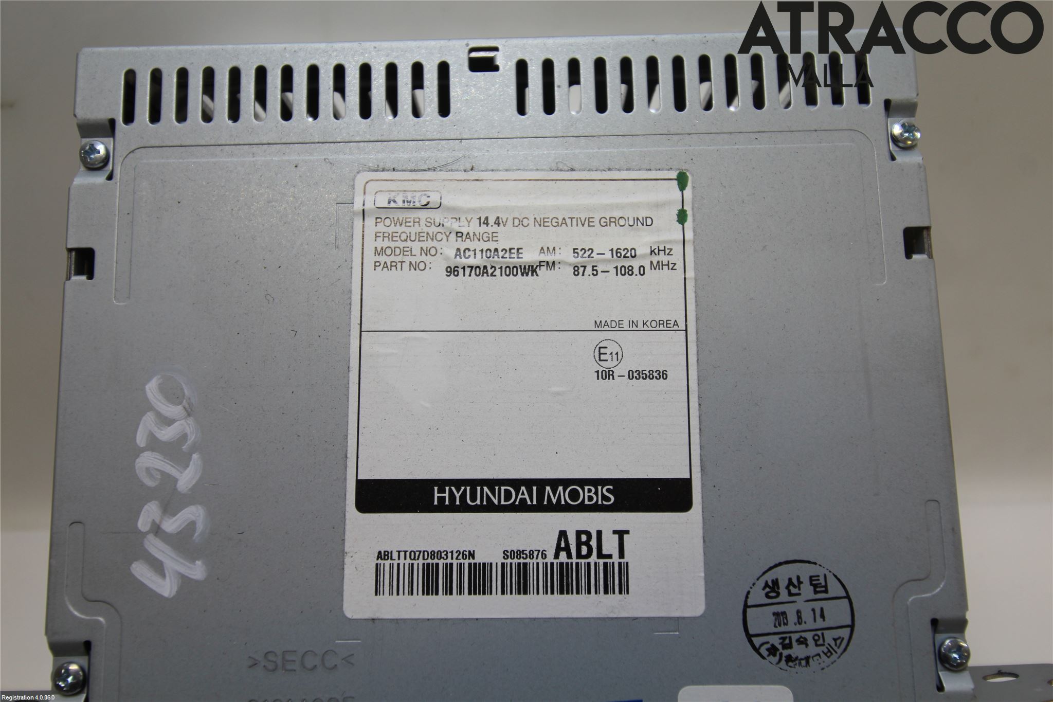 Kia CEED 12-18 Stereo Radio Med Cd