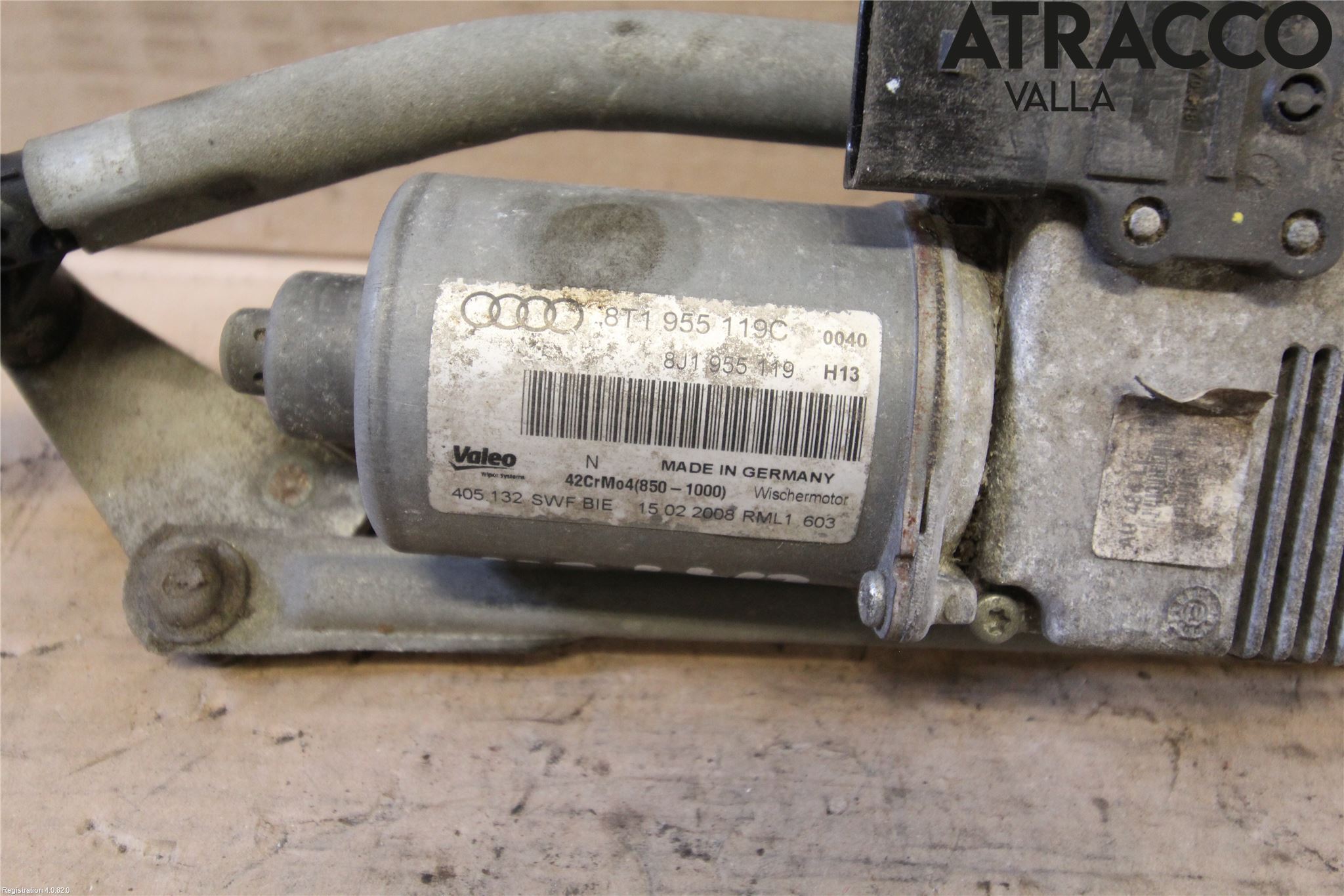 Audi A5 07-16 Viskeroverføring Frontrute
