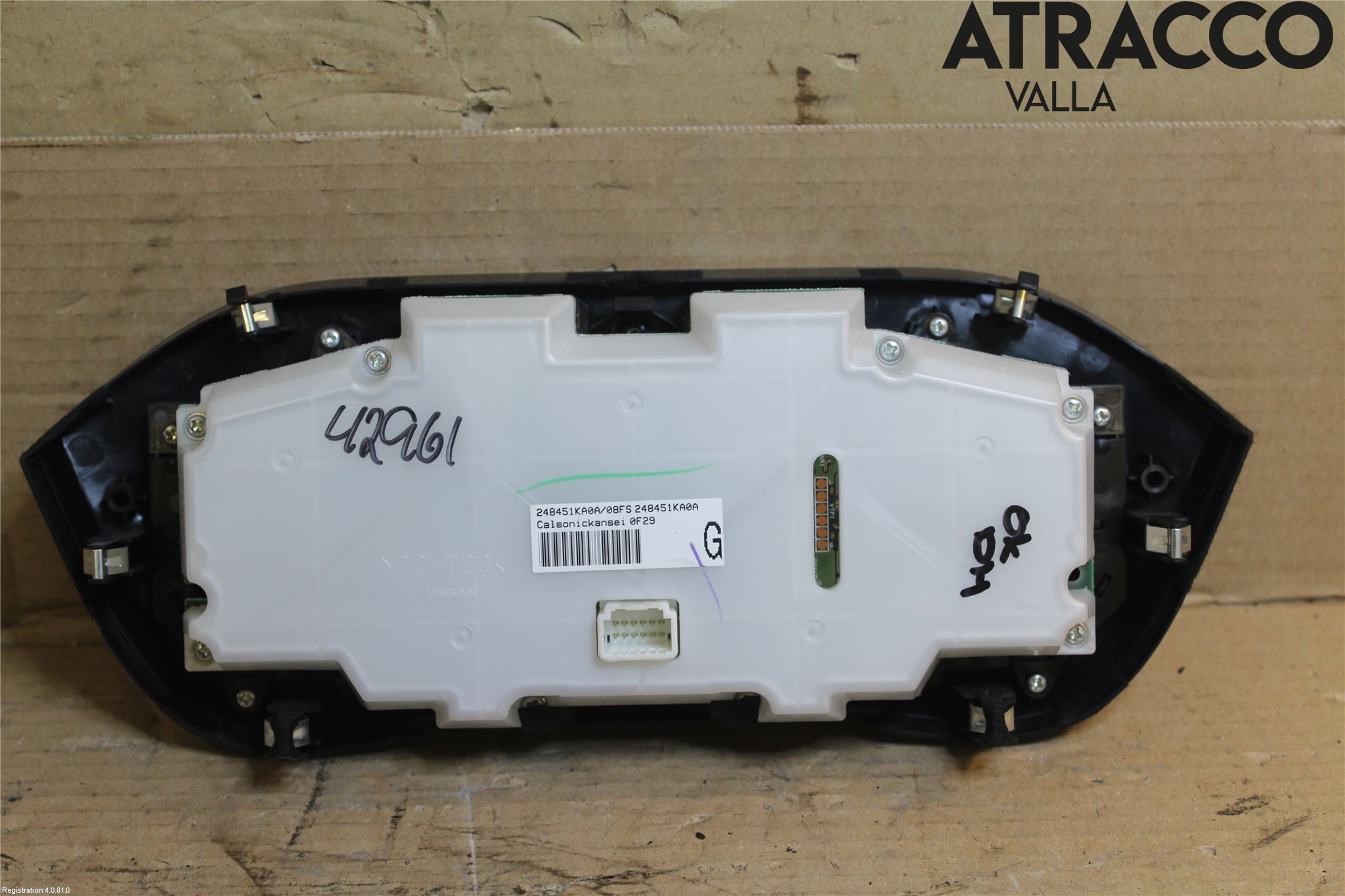 Nissan JUKE 10-14 Varme Ac Betjening-Display