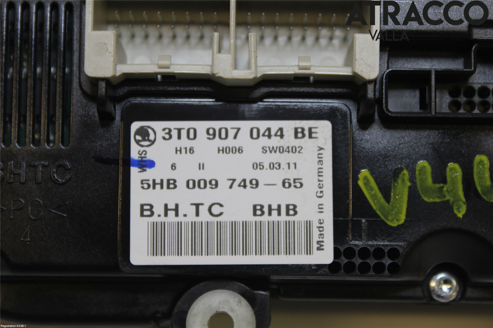 Skoda SUPERB 09-15 Varme Ac Betjening-Display