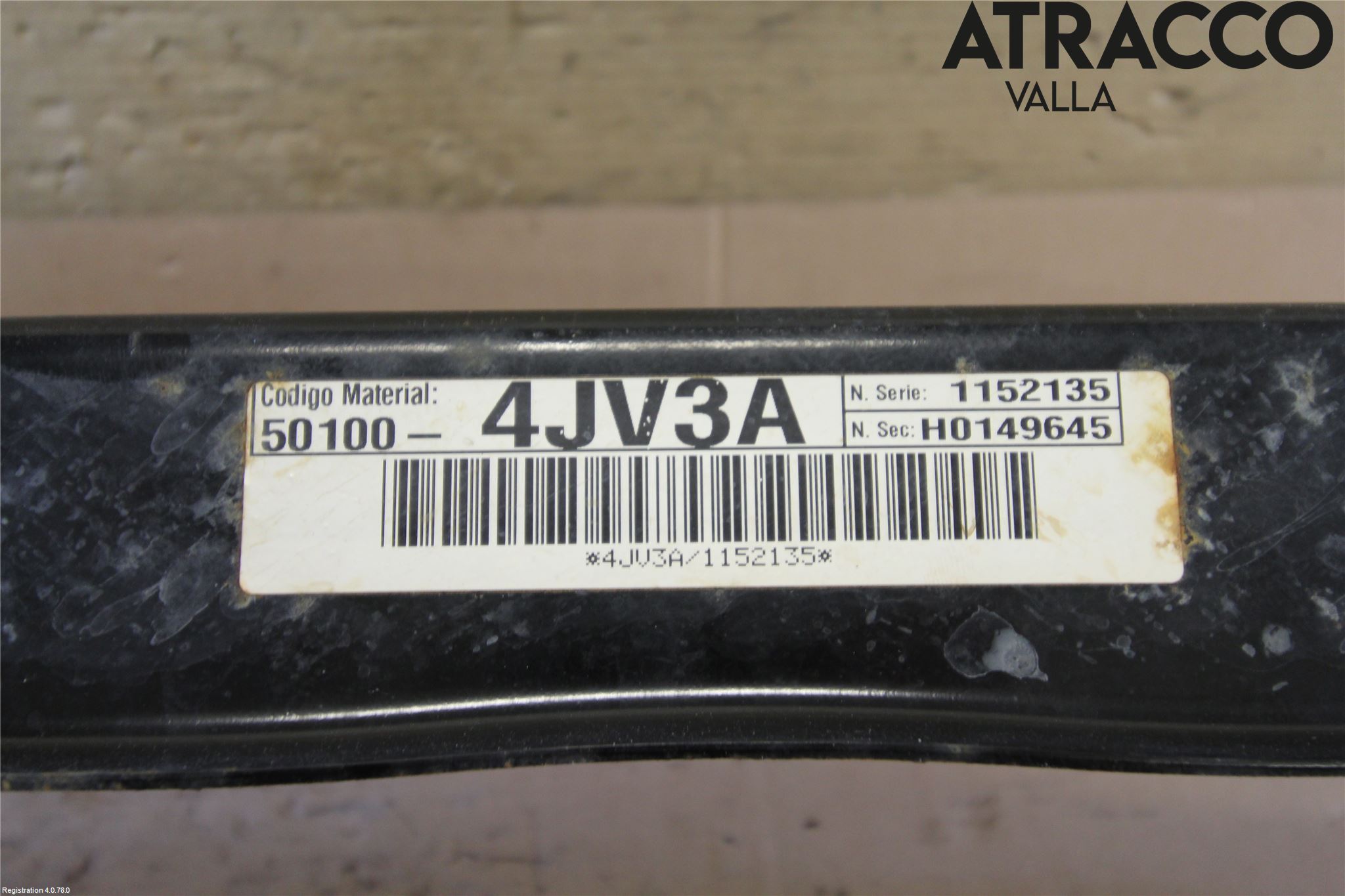 Nissan NAVARA, TREK-1 17-21 Støtfanger Foran Bjelke