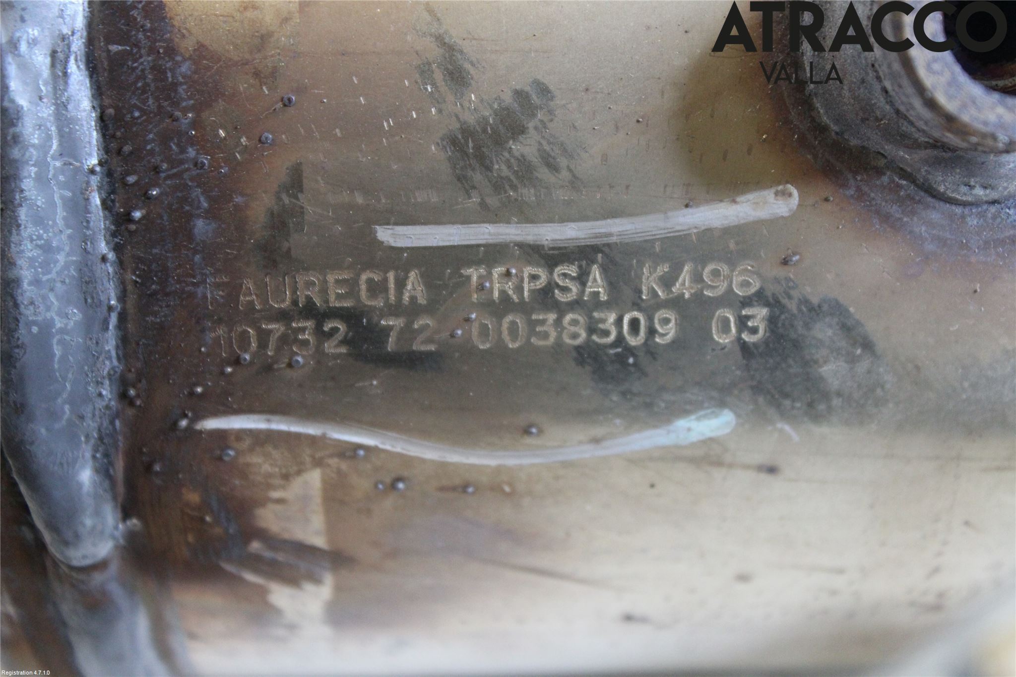 Citroen C3 PICASSO Eksos Partikketfilter