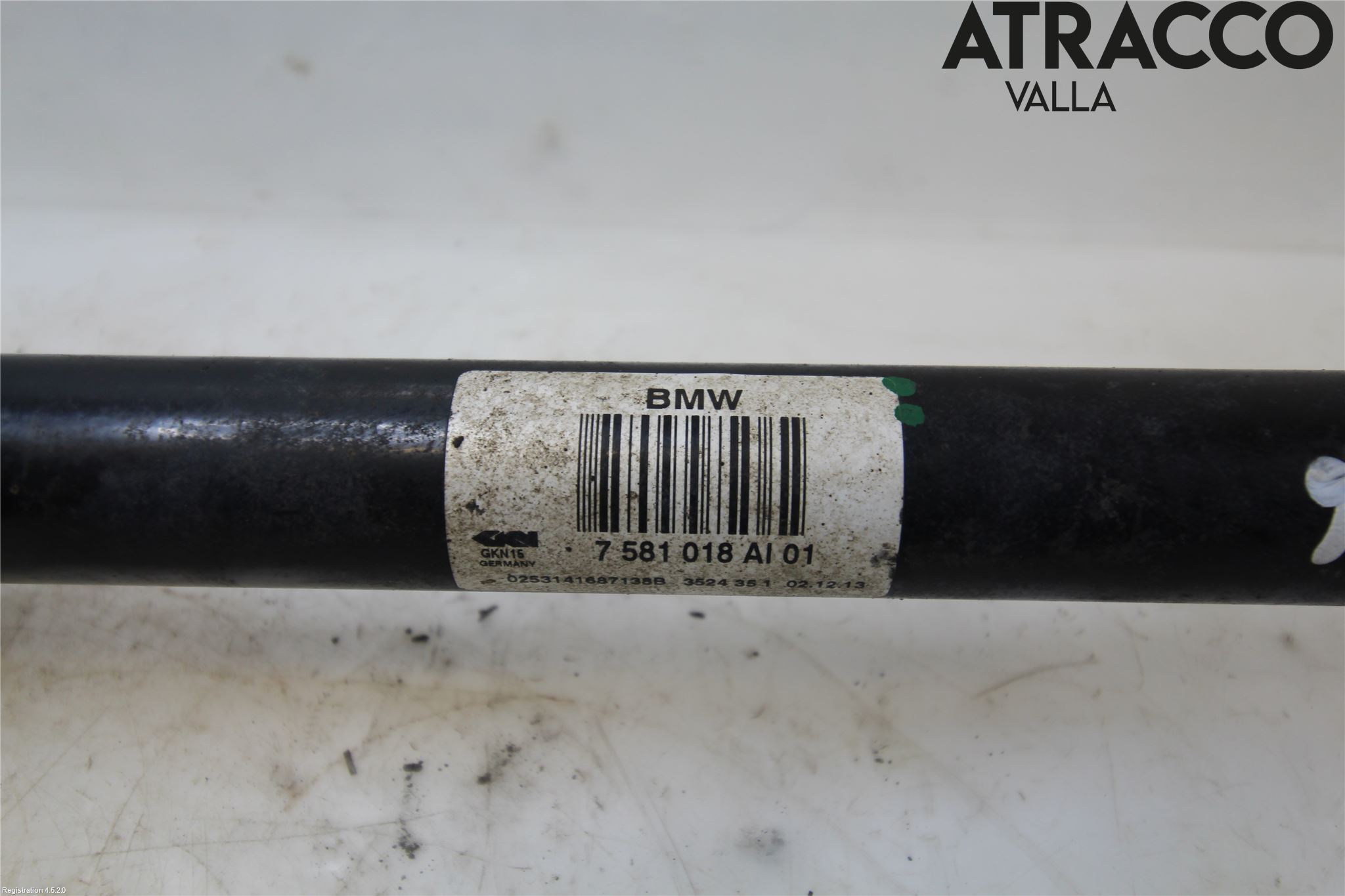 BMW 5 F10/F11/F18 09-17 Drivaksel Bak Kompl Høyre