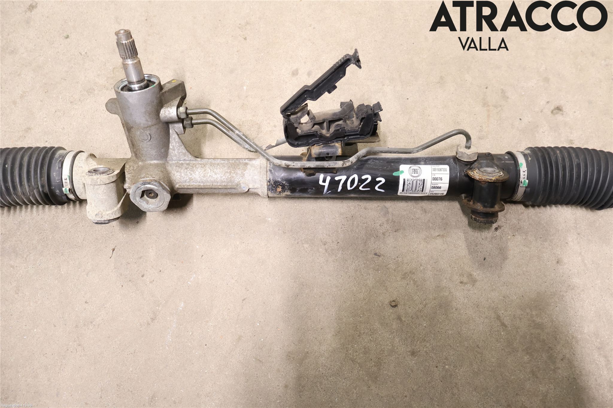 Fiat DOBLO CARGO Servo Snekke - Tannstang