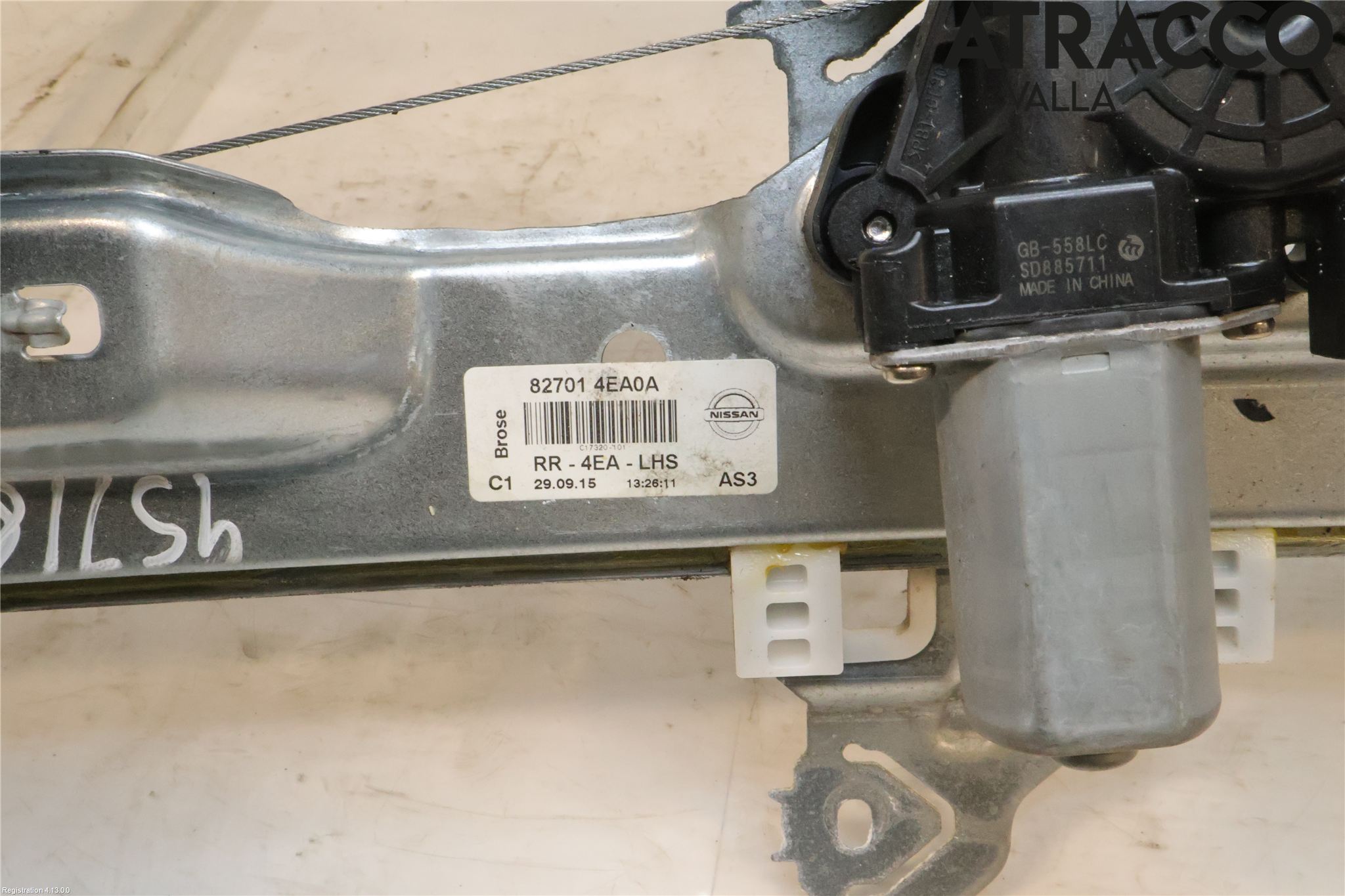 Nissan QASHQAI 14-17 Vindusheis El Komp