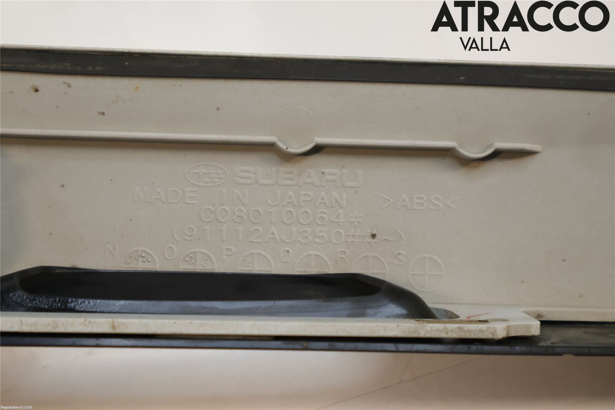 Subaru LEGACY 10-14 Bakluke Handtak Ytre