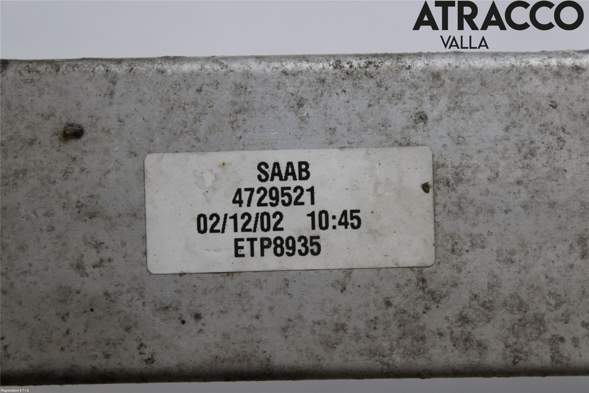 Saab 9-3 VER 1 98-03 Intercooler Radiator