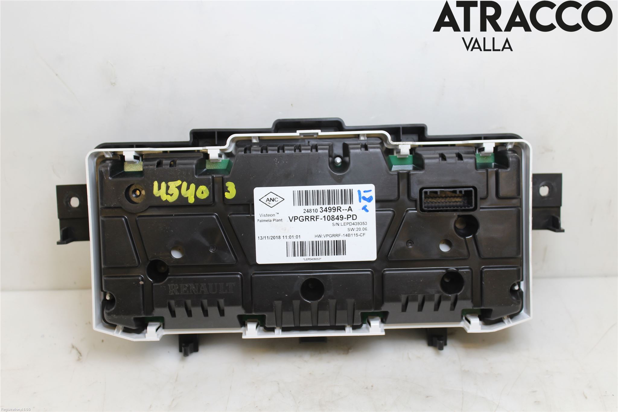 Renault CAPTUR 20-24 Instr Kombinert