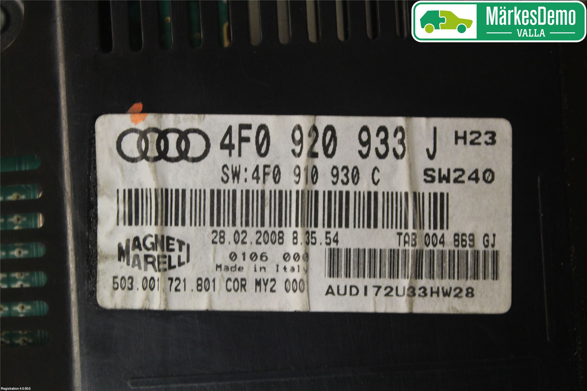 Audi A6/S6     05-11 Instr Kombinert