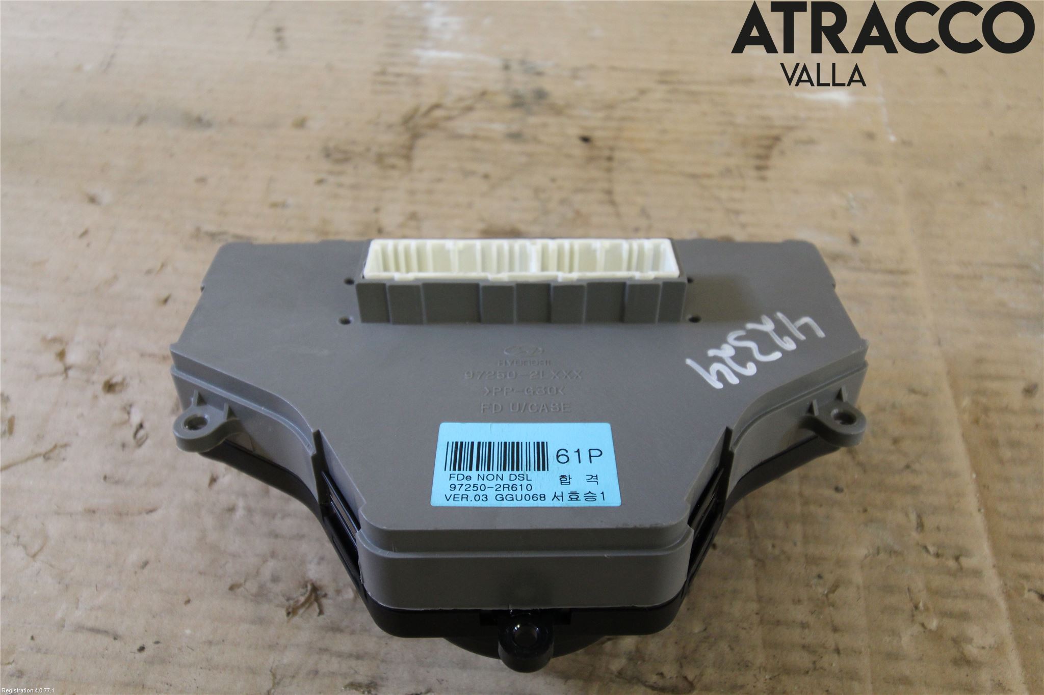 Hyundai i30 FD 07-12 Varme Ac Betjening-Display