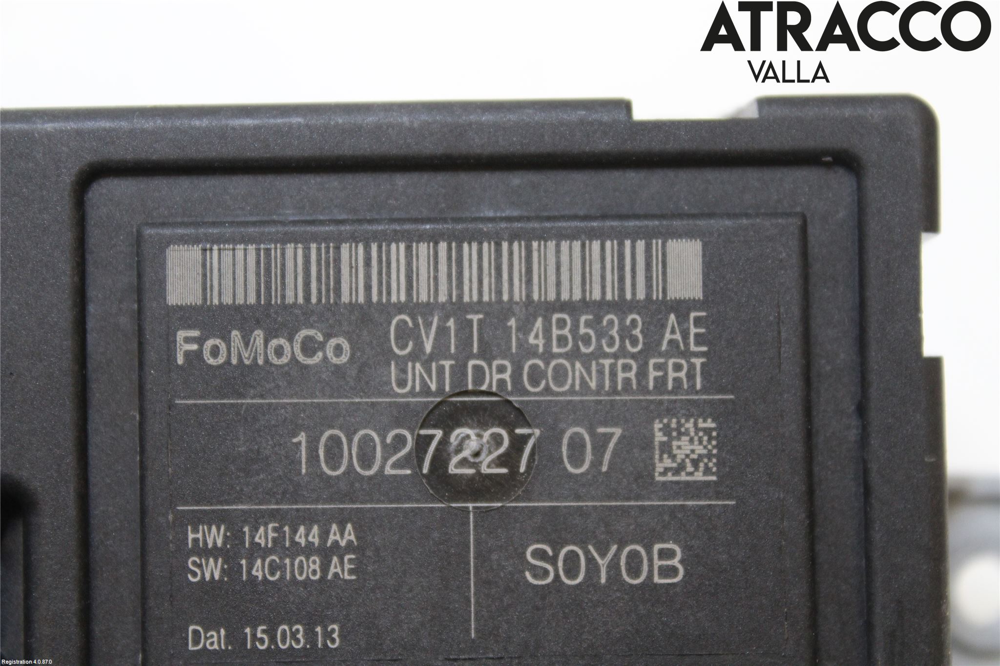 Ford FIESTA 13-17 Styreenhet Dør