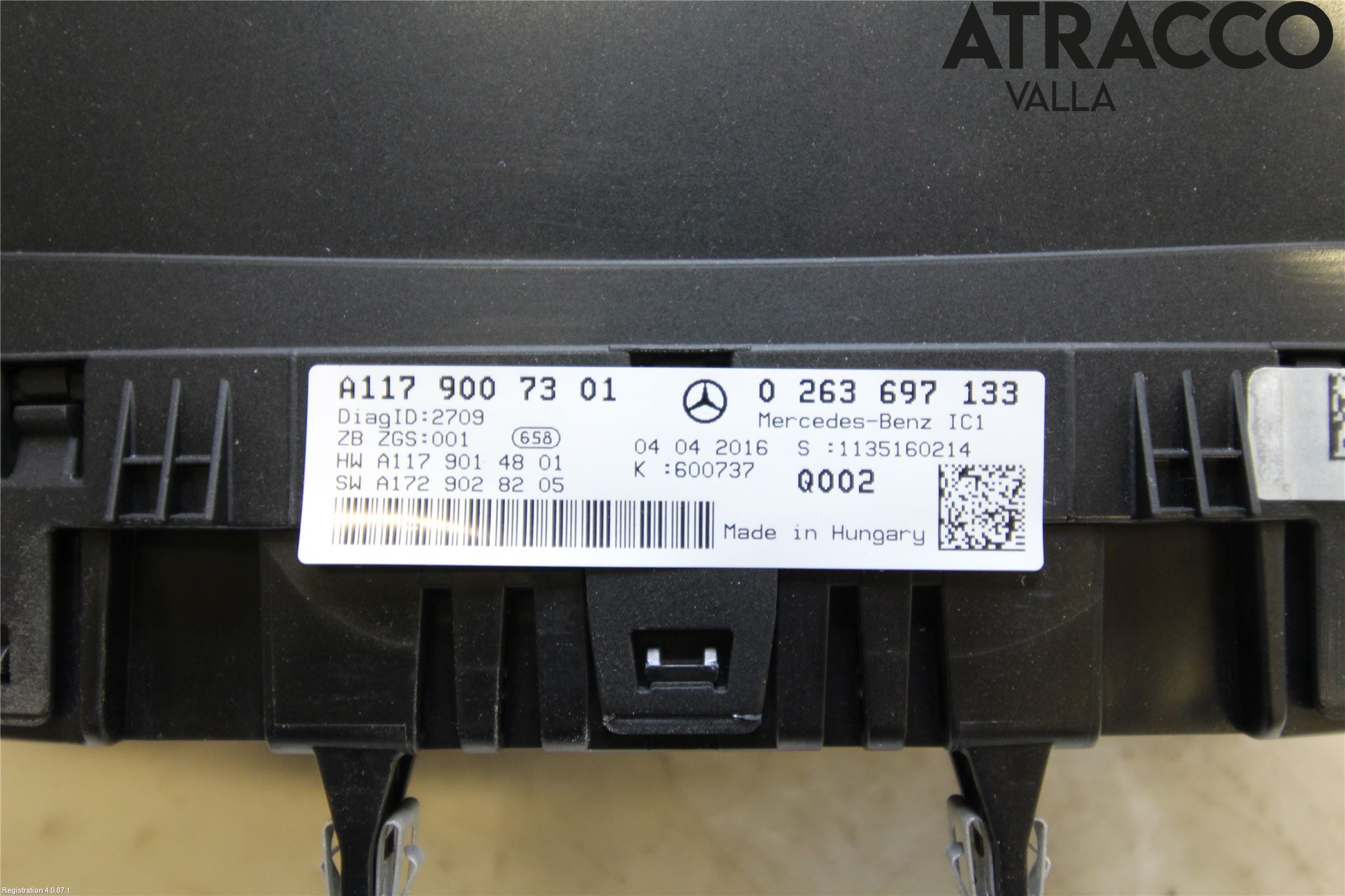 Mercedes-Benz MB CLA-KLASS (C117/X117) 13-19 Instr Kombinert