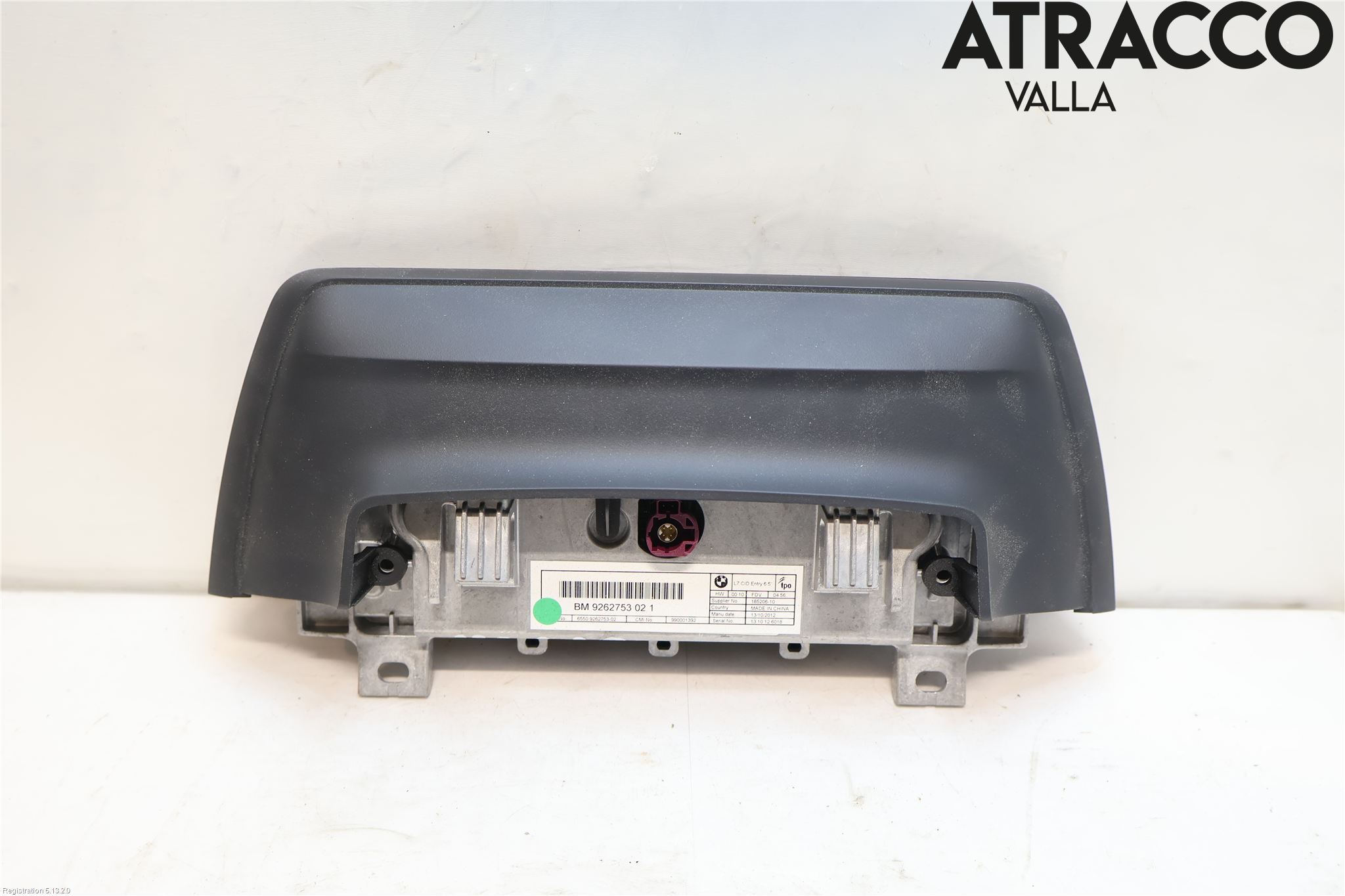 BMW 3 F30/F31/F80 12-19 Instr Skjerm Dvd-Gps-Ac-Tlf