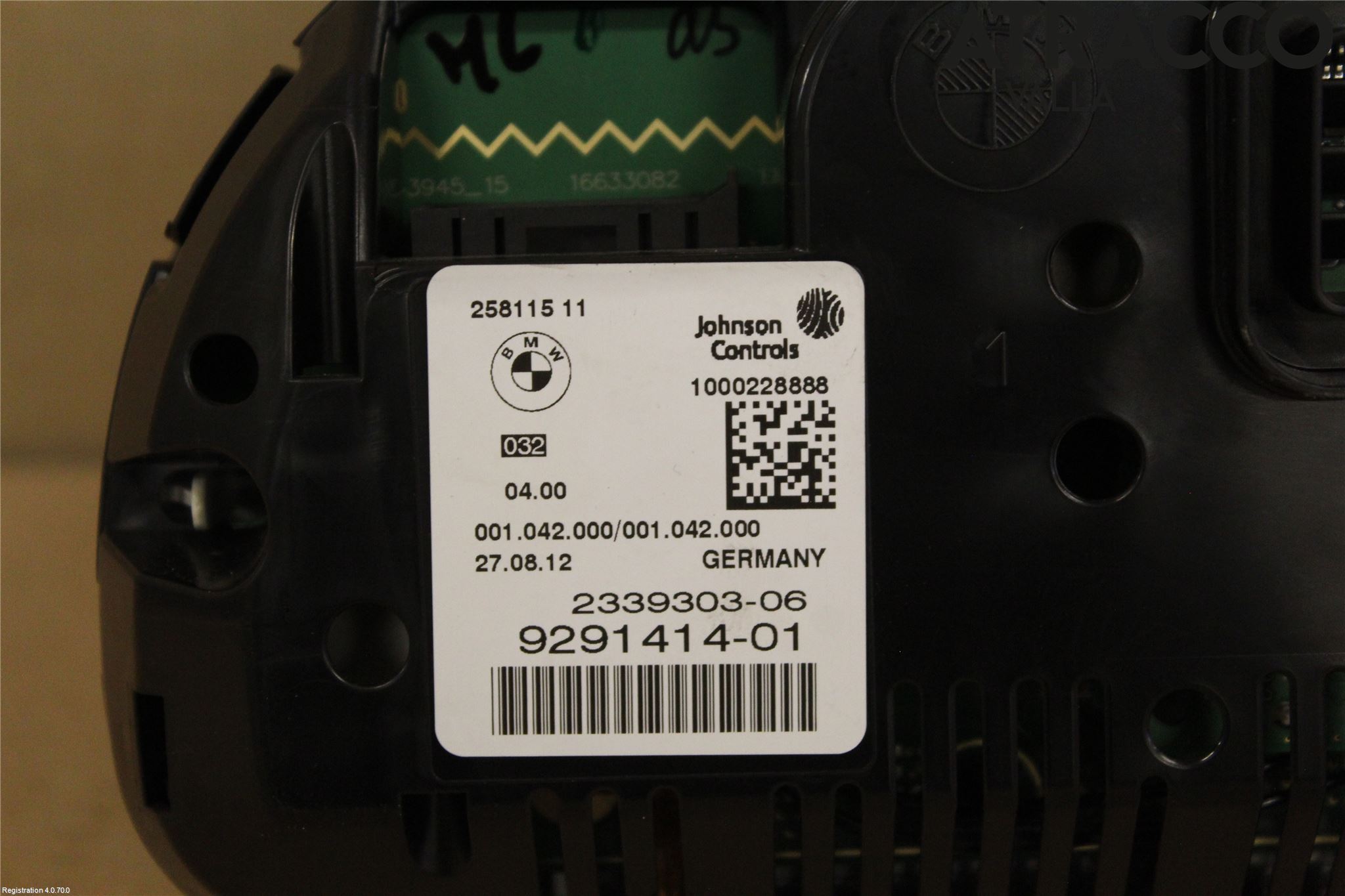 BMW 5 F10/F11/F18 09-17 Instr Kombinert