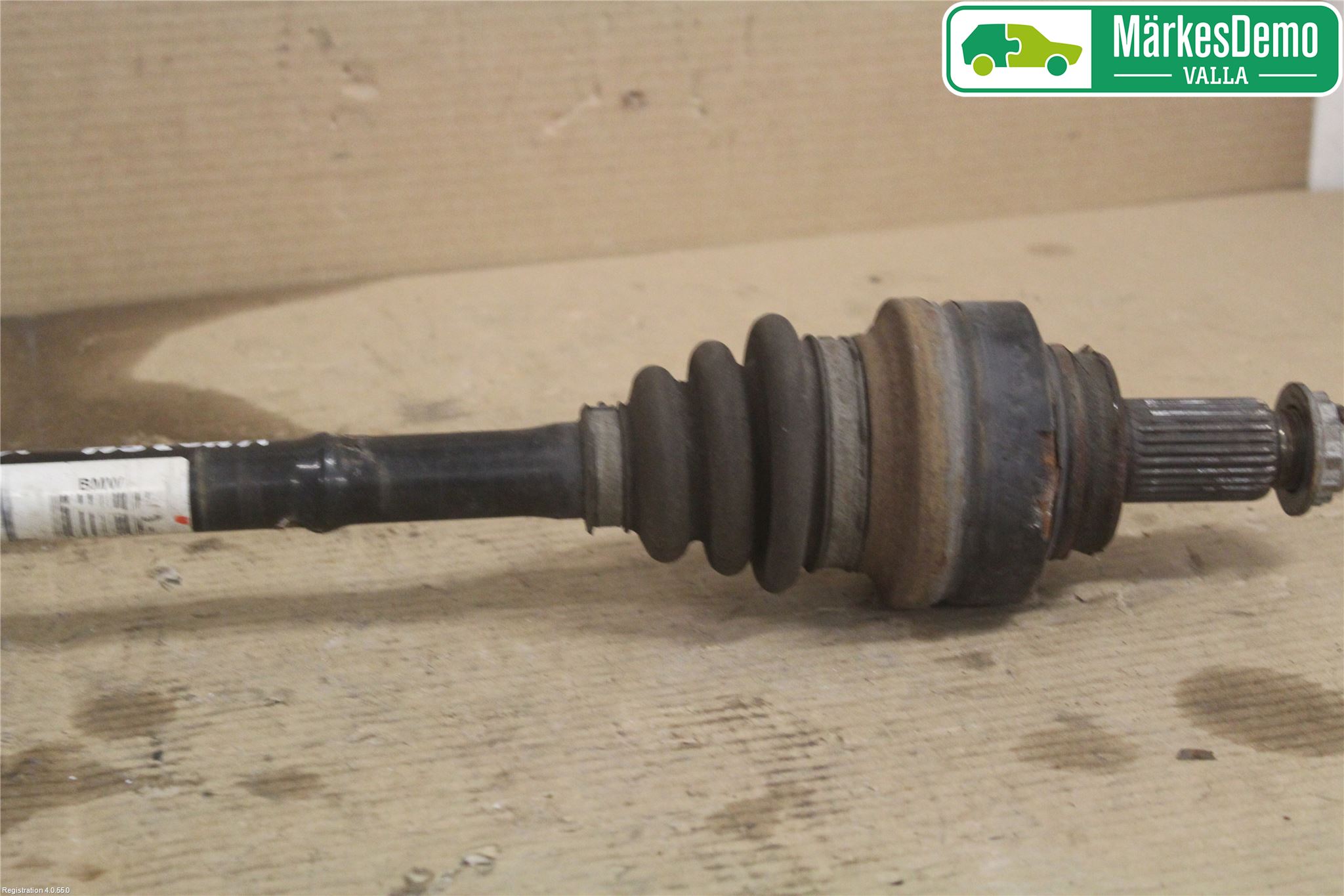 BMW 3 F30/F31/F80 12-19 Drivaksel Bak Kompl Venstre