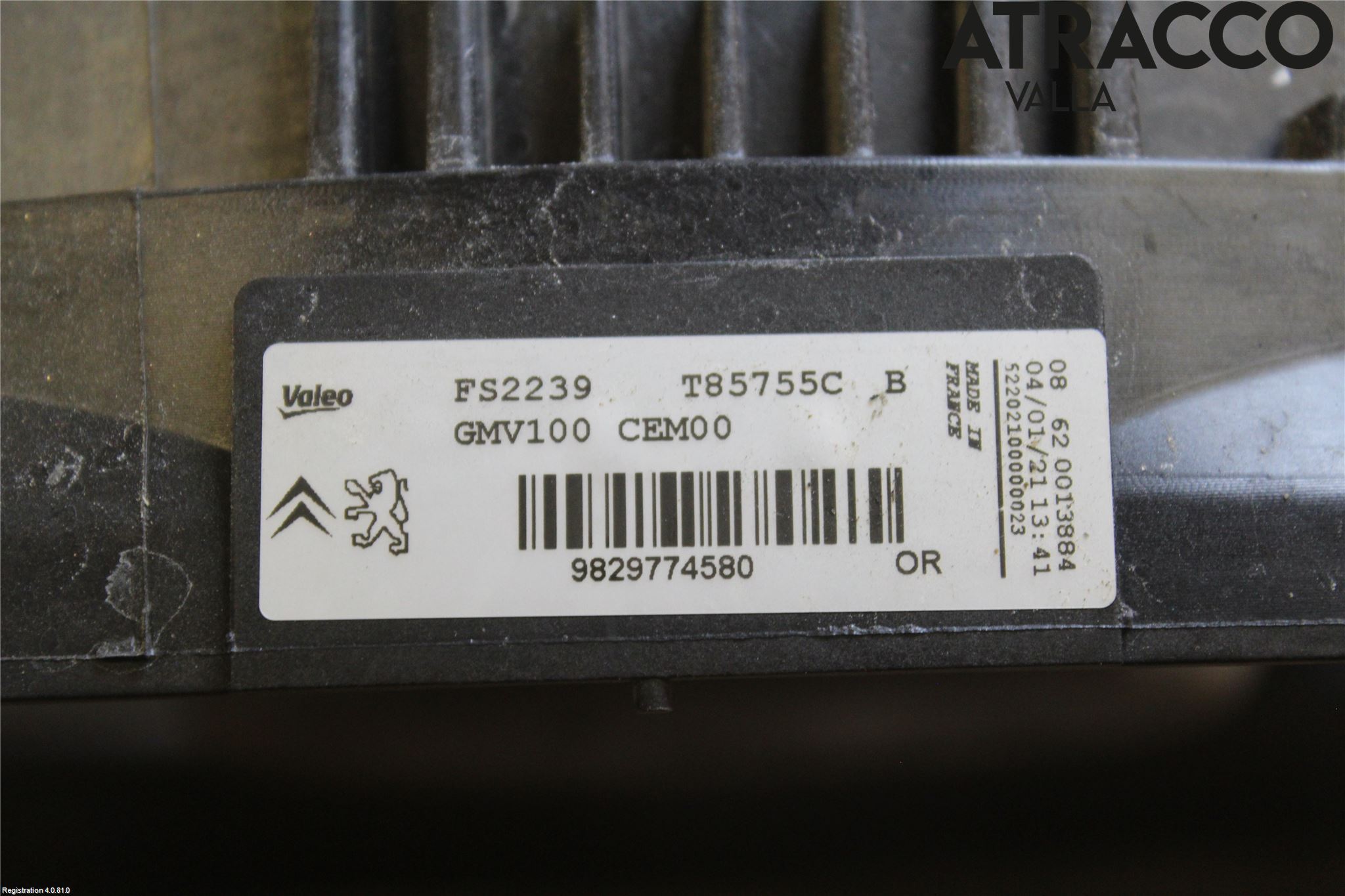 Citroen COTROEN C3 17-24 Kjølevifte Elektrisk