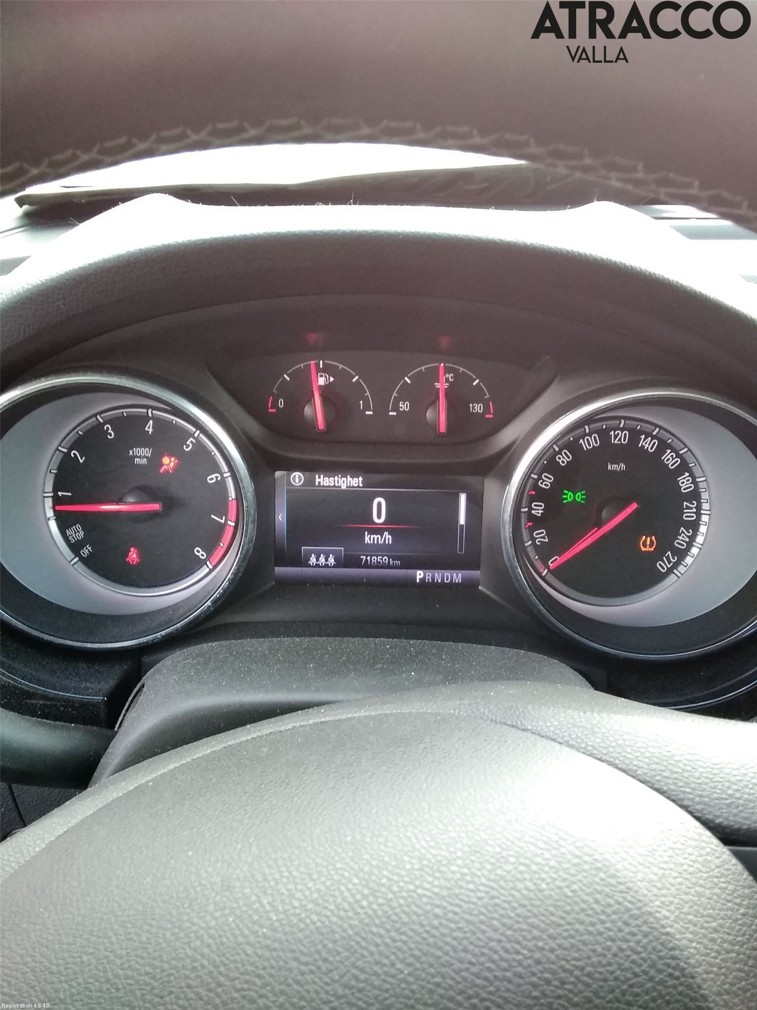 Opel ASTRA K 16-22 Instr Kombinert