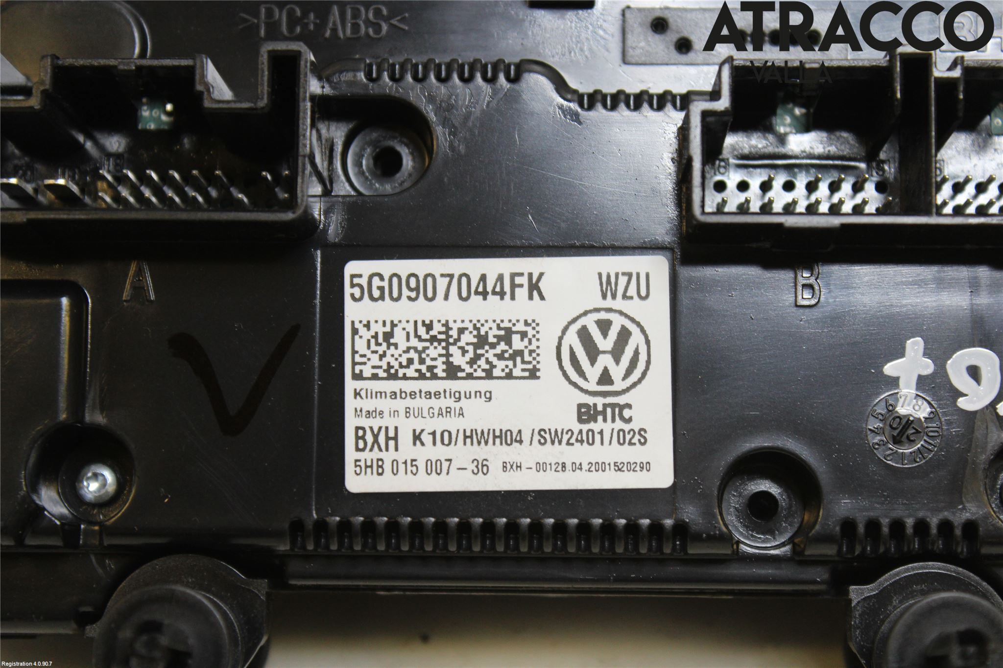 Volkswagen VW PASSAT 15-19 Varme Ac Betjening-Display
