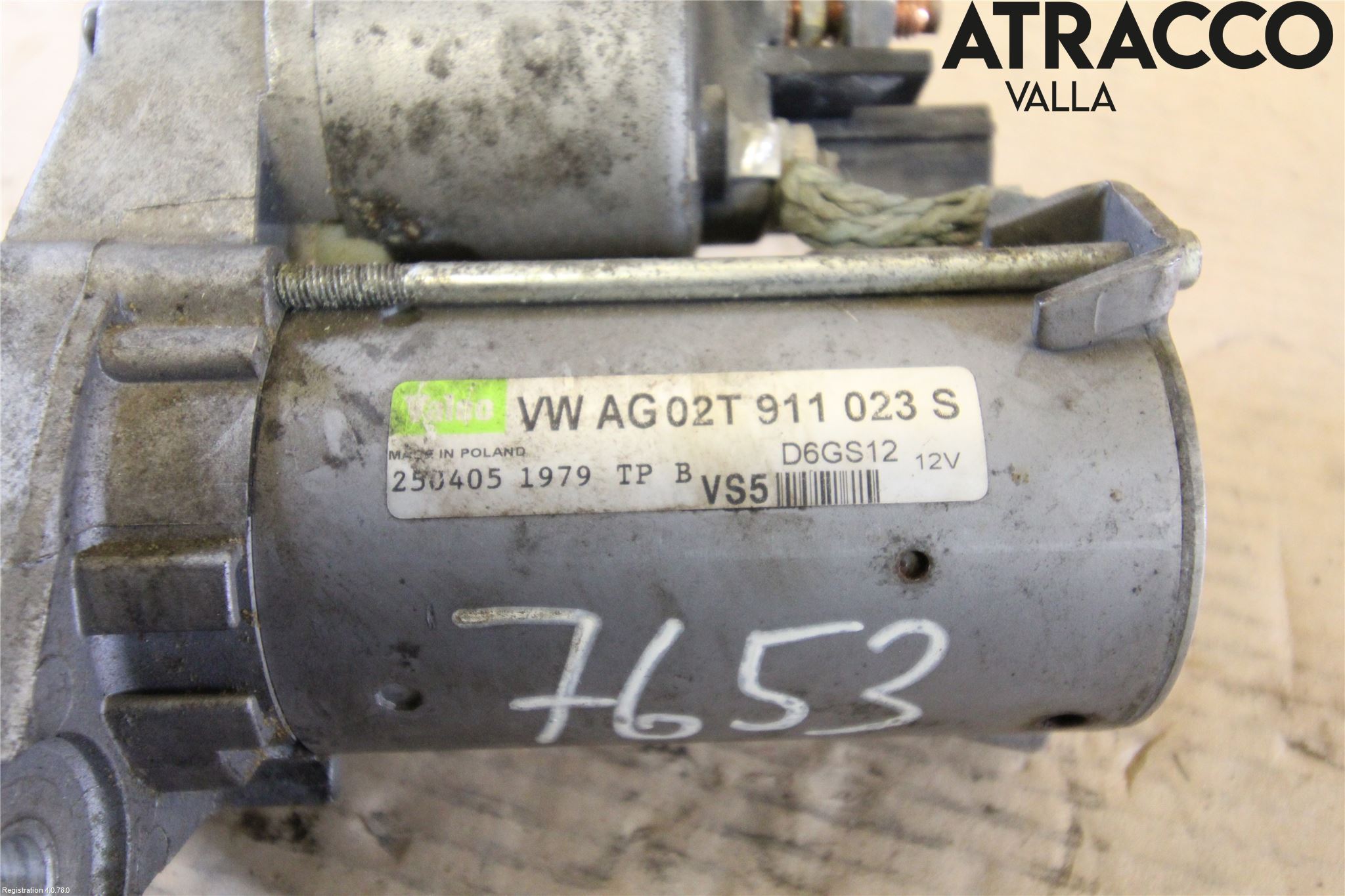Volkswagen VW POLO 05-09 Startmotor