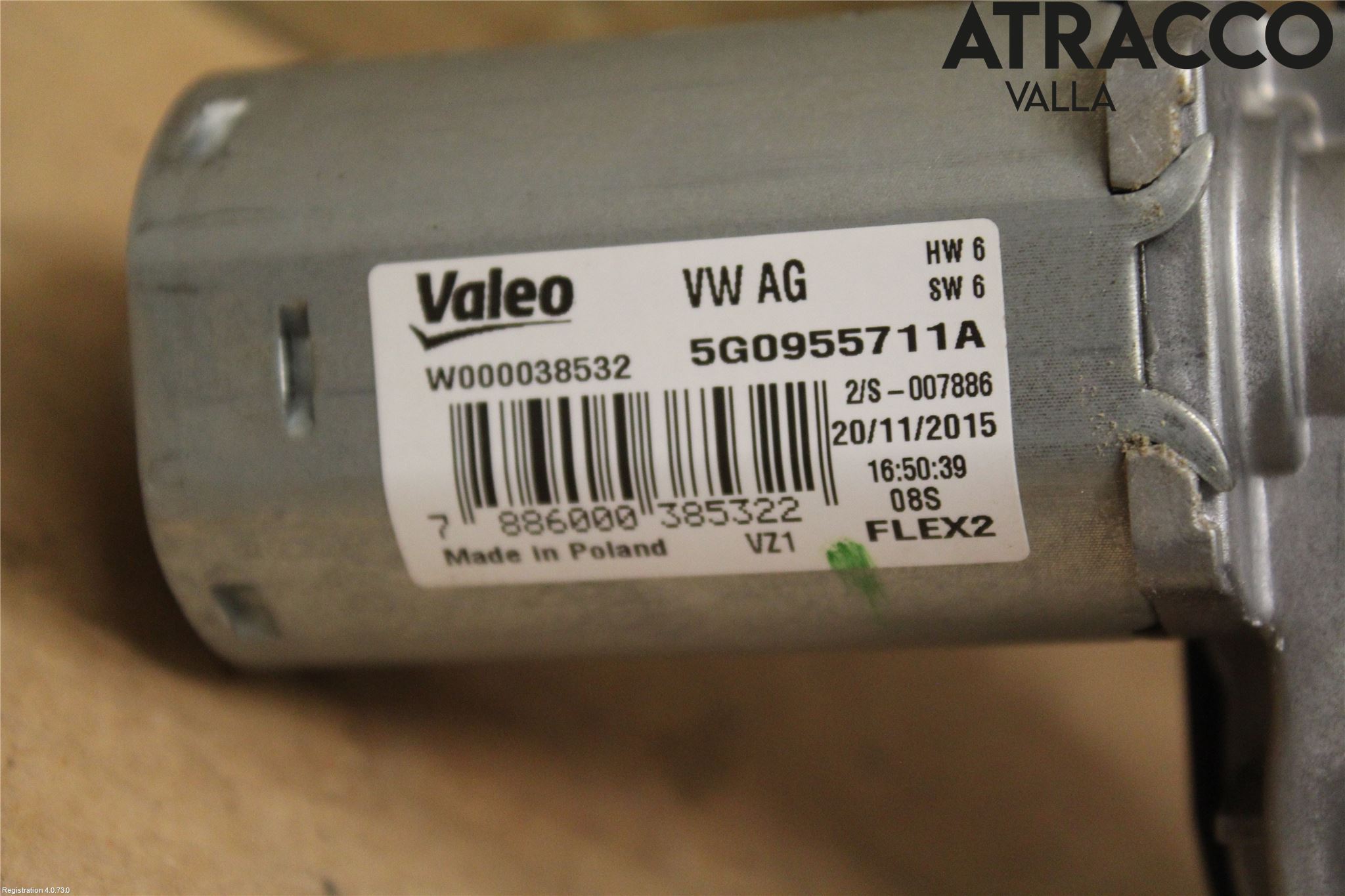 Volkswagen VW GOLF / E-GOLF VII 13-20 Viskermotor Bakluke