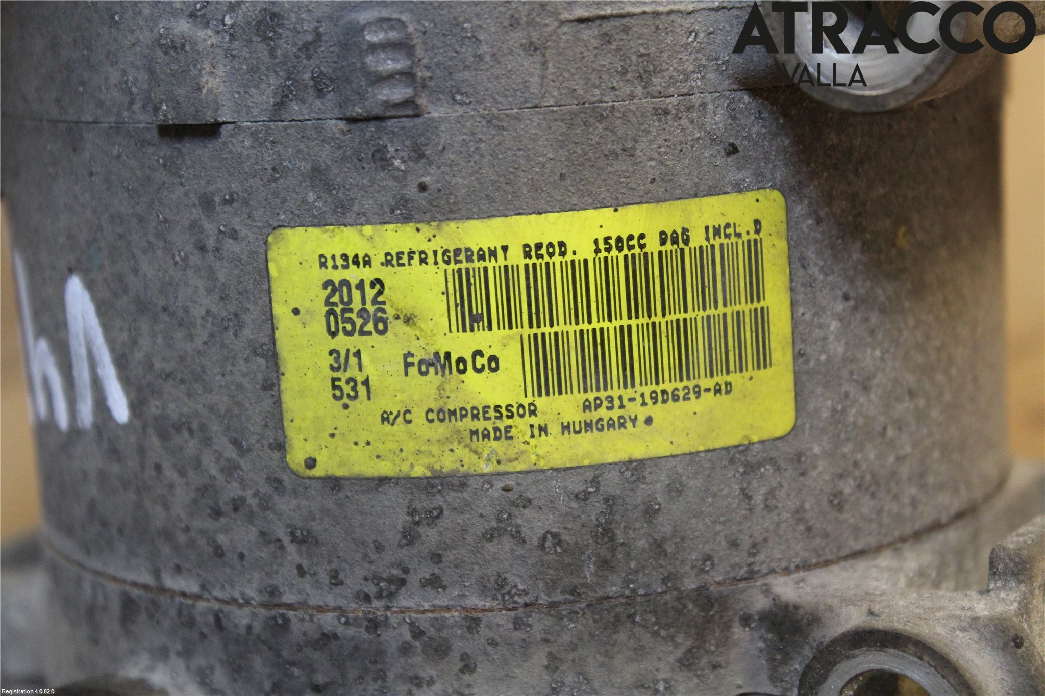 Ford FIESTA 09-12 Varme Ac Kompressor