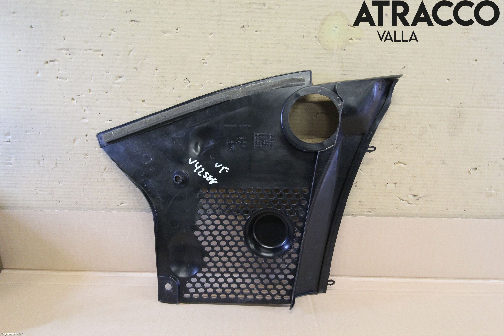 Porsche 911 (996) 98-05 Visker Deksel-Grill-Under Frr