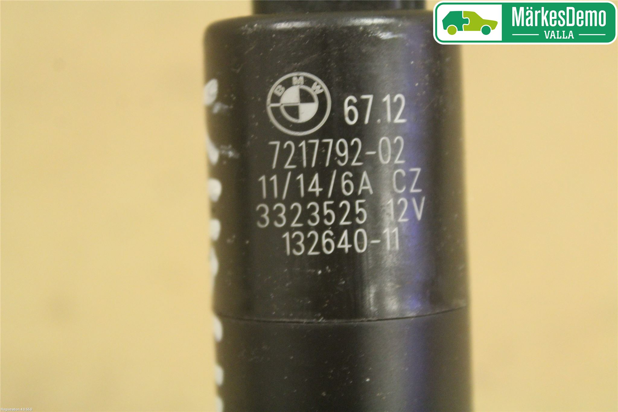 BMW 3 GT F34 13-19 Spylerpumpe Høytrykk