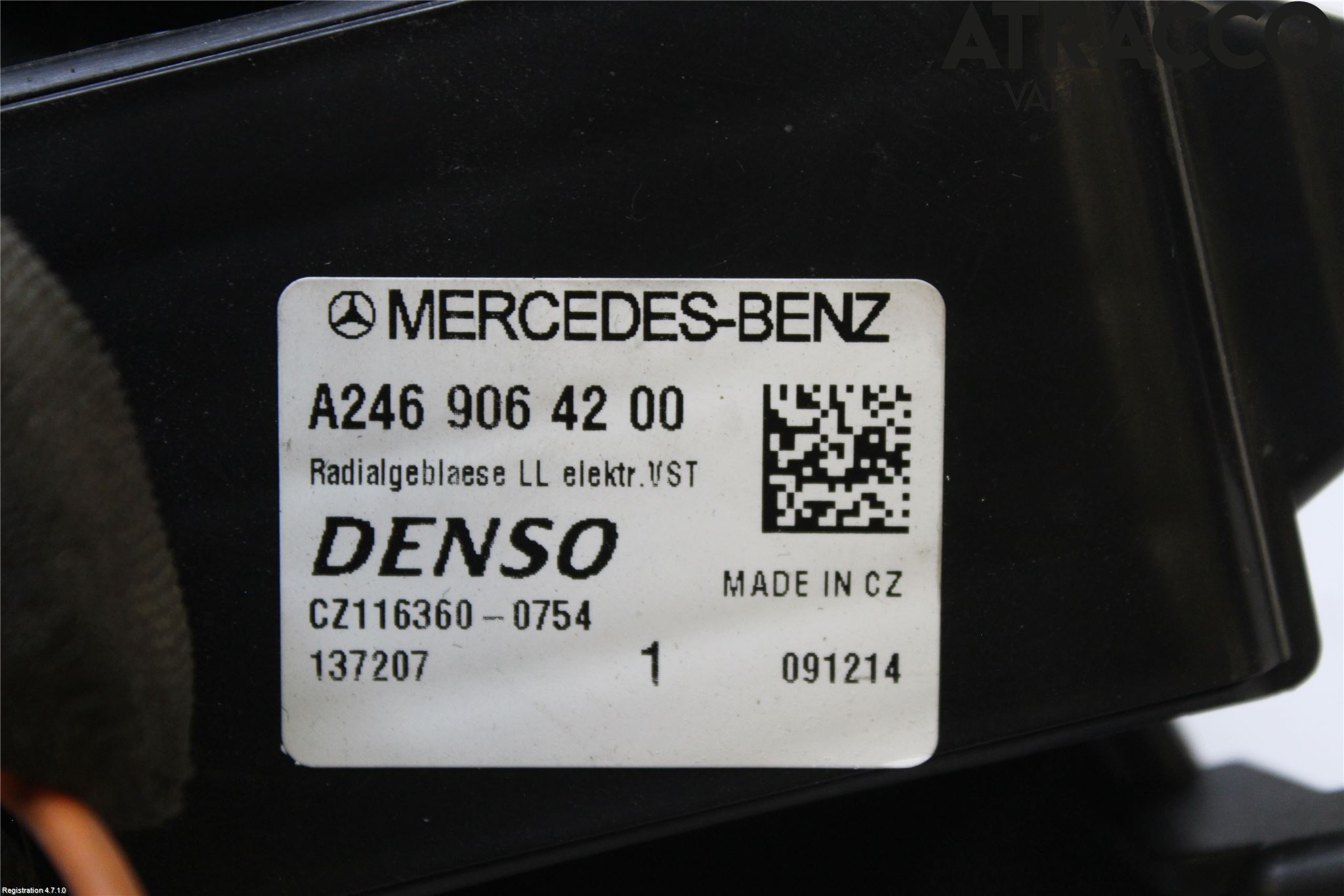 Mercedes-Benz MB GLA-KLASS (X156) 13-20 Varmeapparat Viftemotor