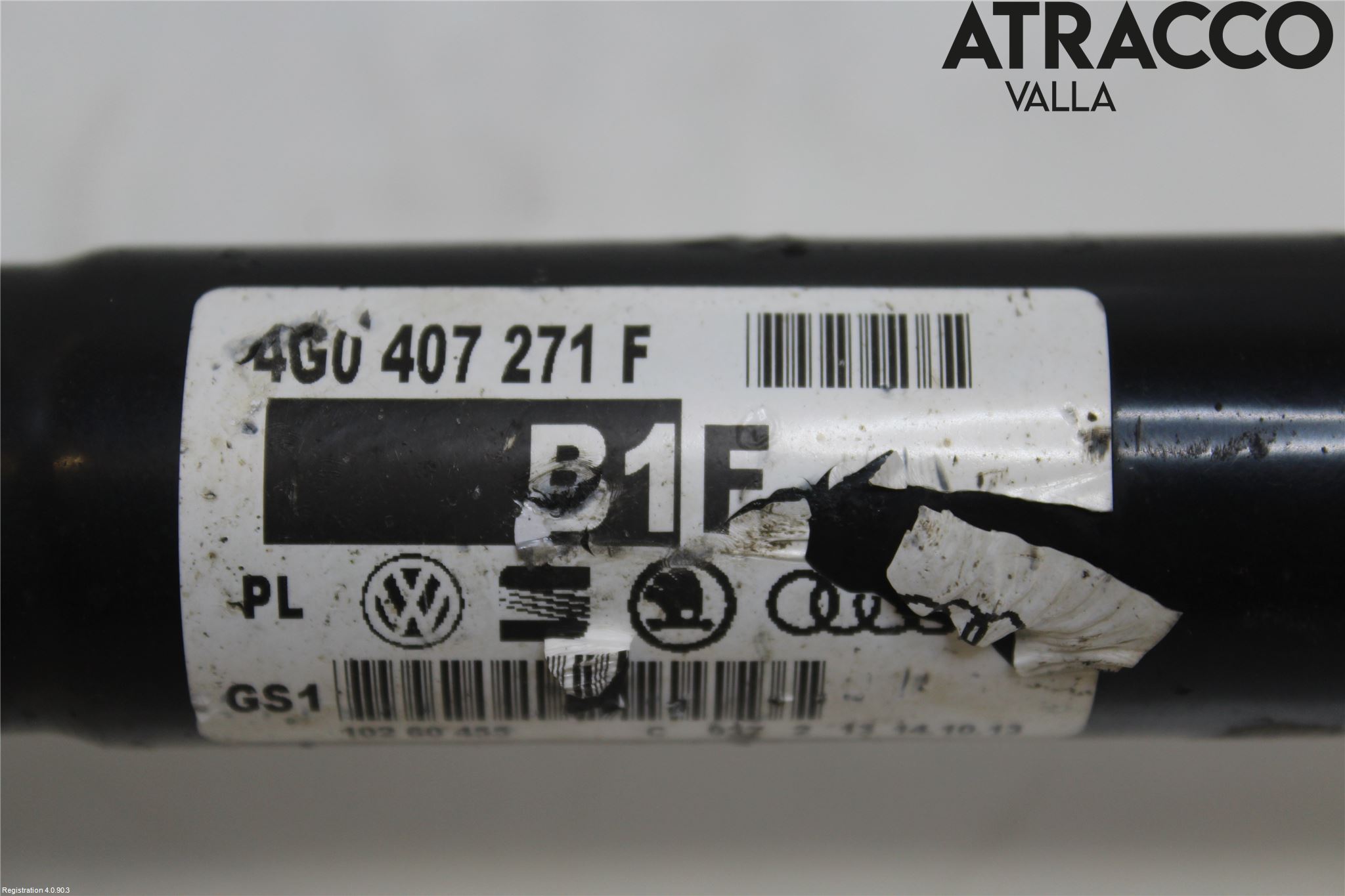 Audi A6 ALLROAD 12-18 Drivaksel Foran Kompl Venstre