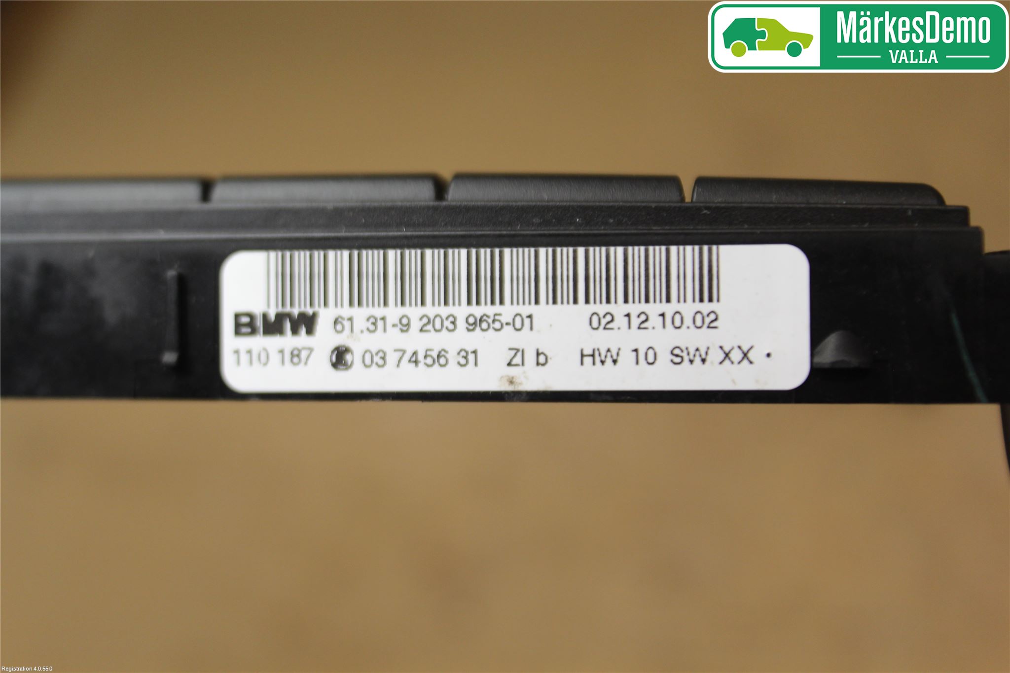BMW X1 E84 10-15 Bryter Øvrig