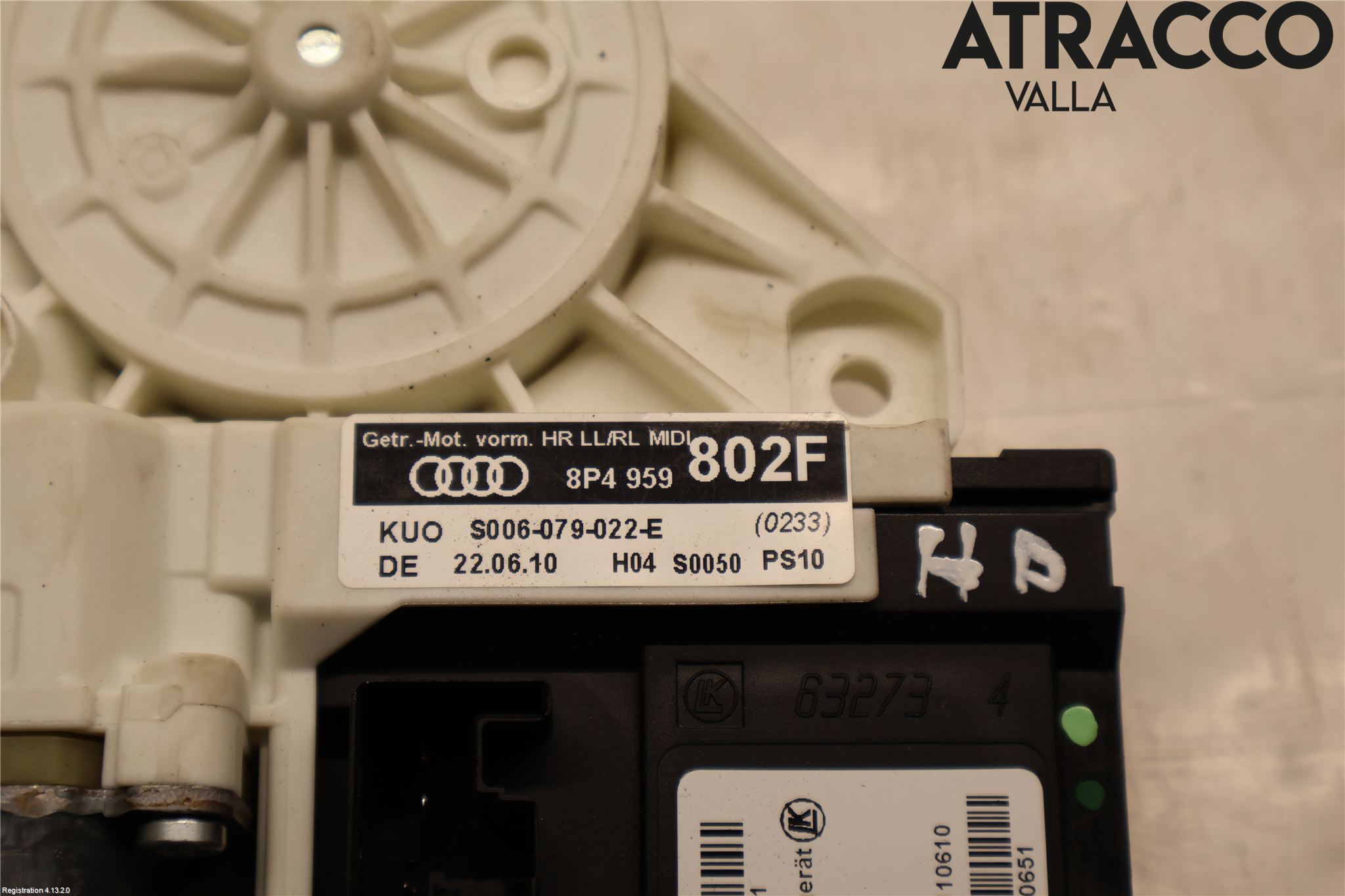 Audi A3/S3 05-13 Vindusheismotor
