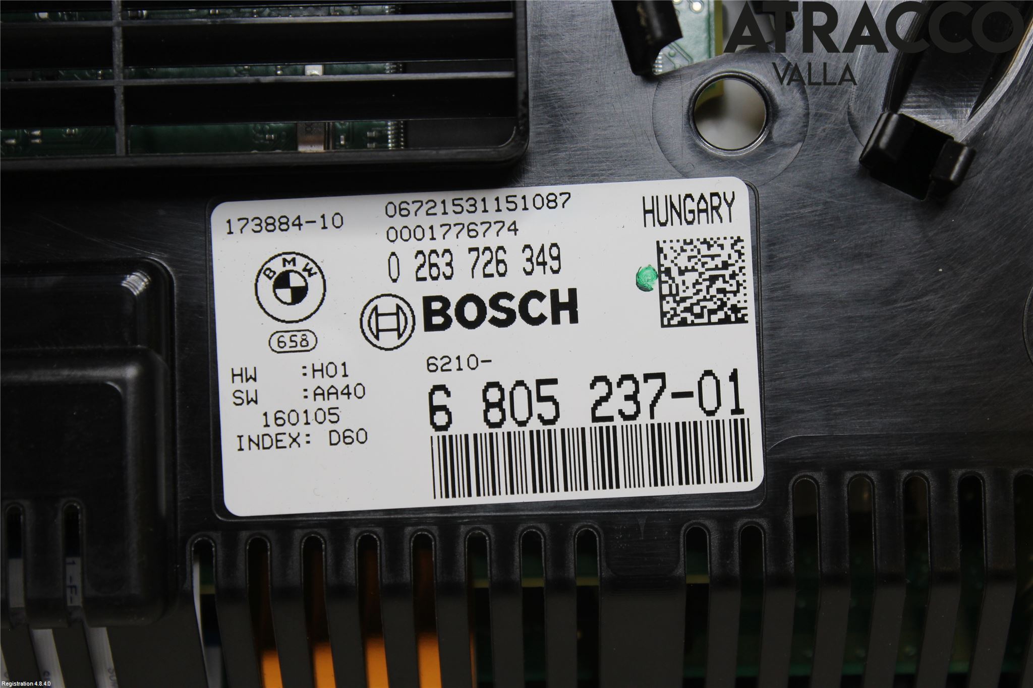 BMW X4 F26 14-18 Instr Kombinert