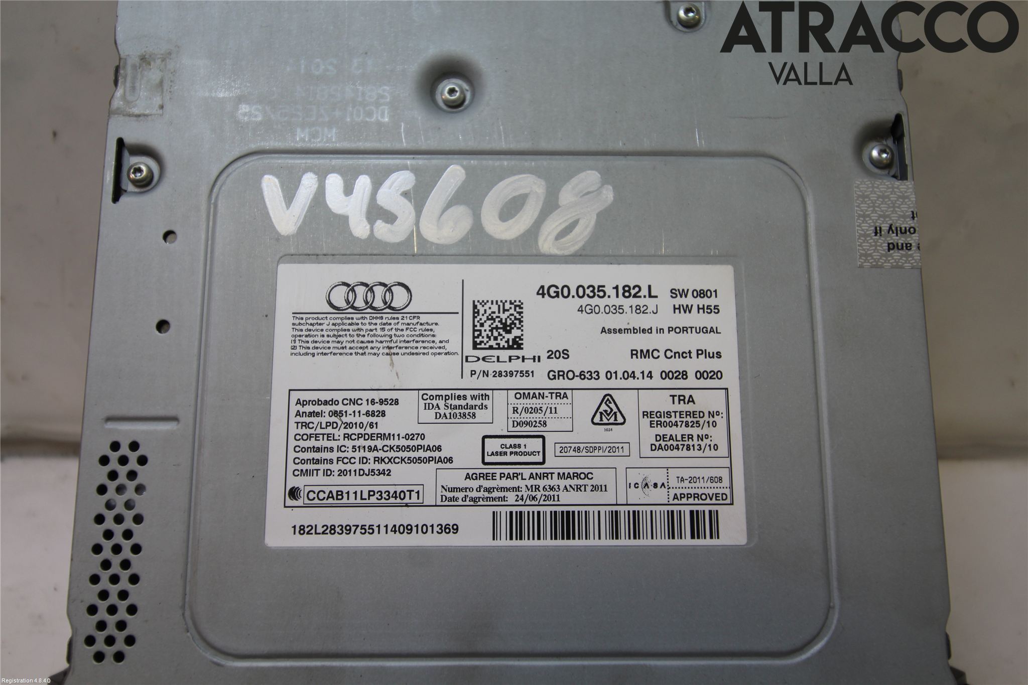 Audi A6/S6 4G 11-18 Stereo Radio Med Cd