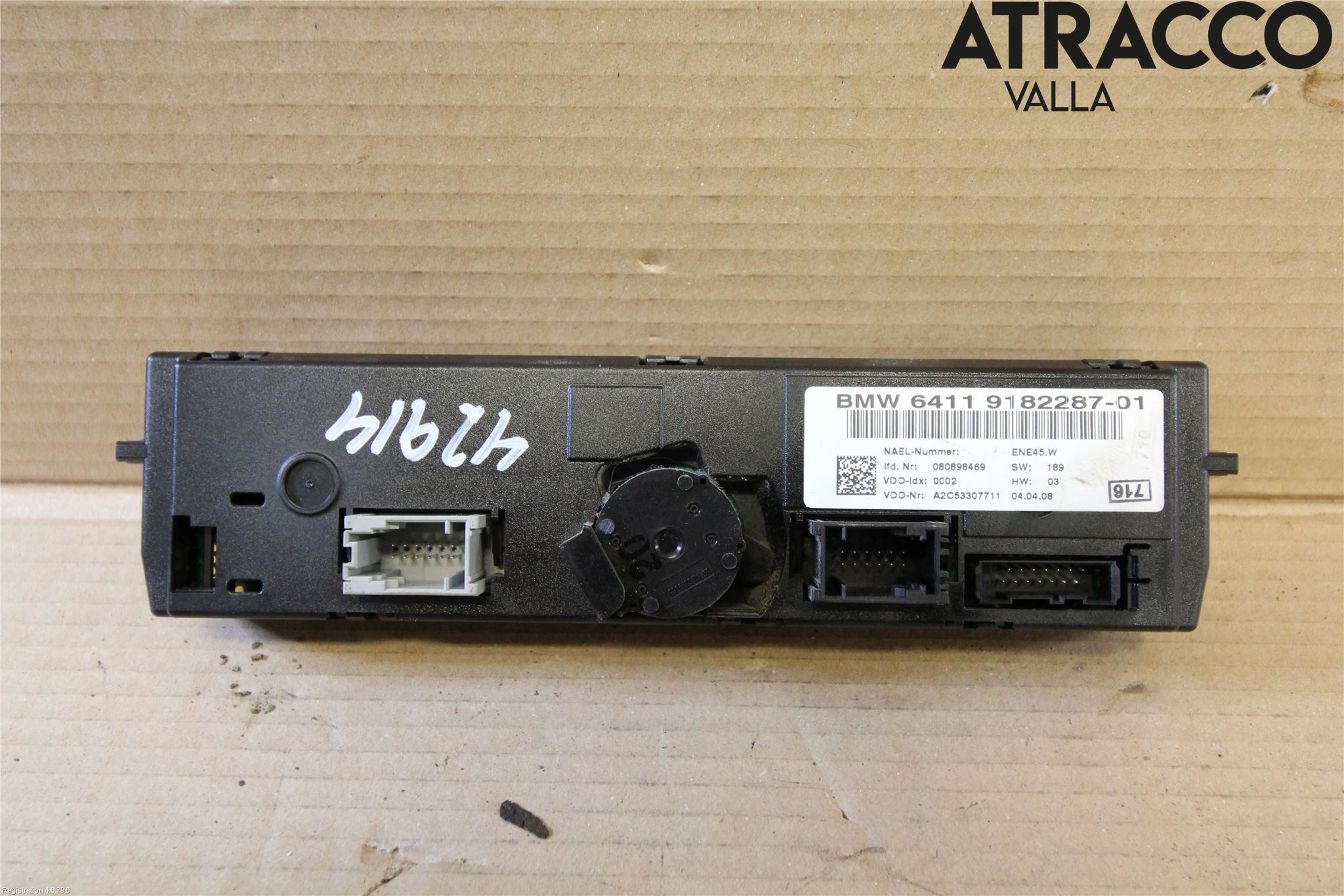 BMW 1 E87/81 5D/3D 03-11 Varme Ac Betjening-Display