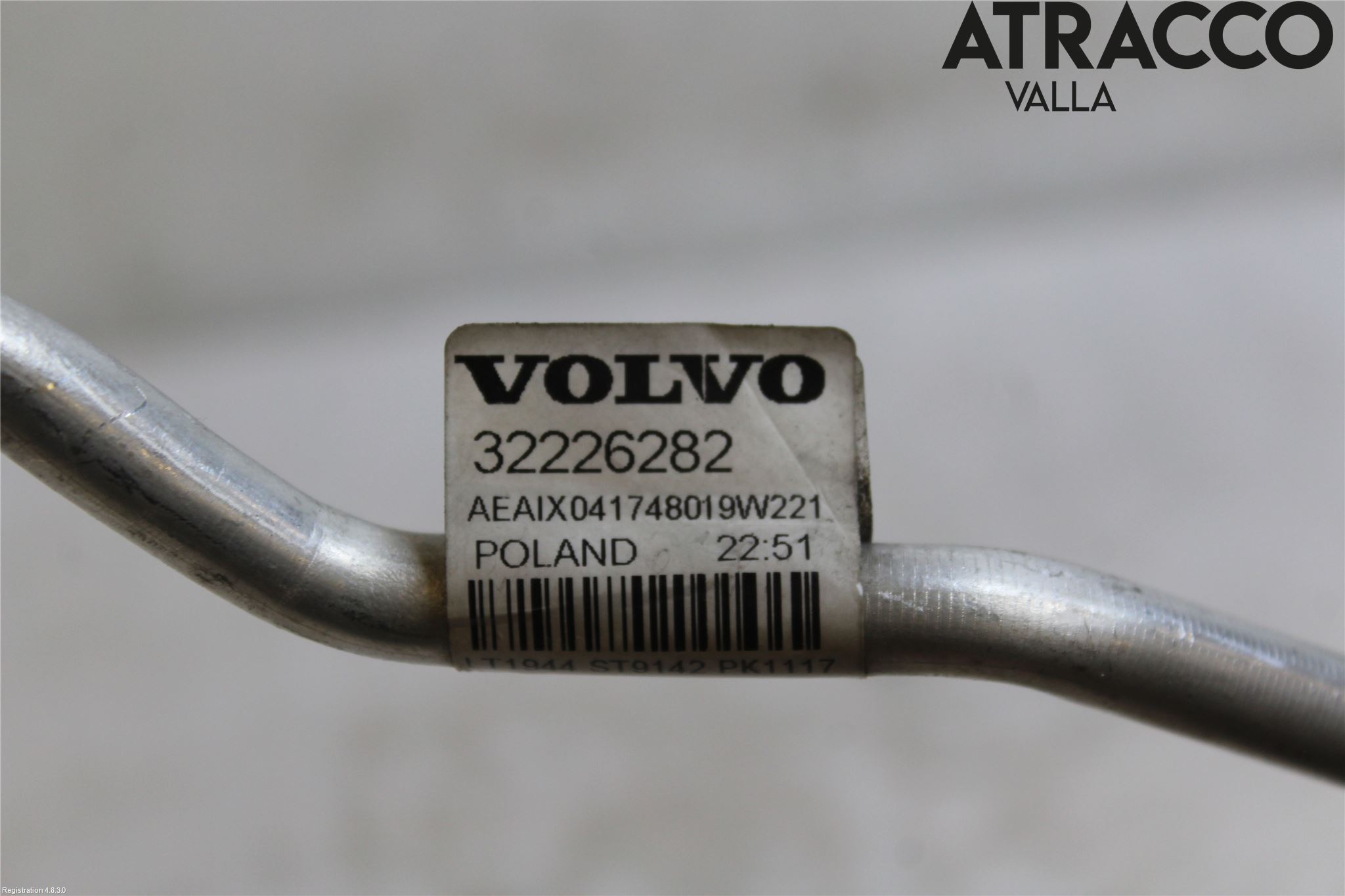 Volvo XC60 18- Varme Ac Slange - Rør