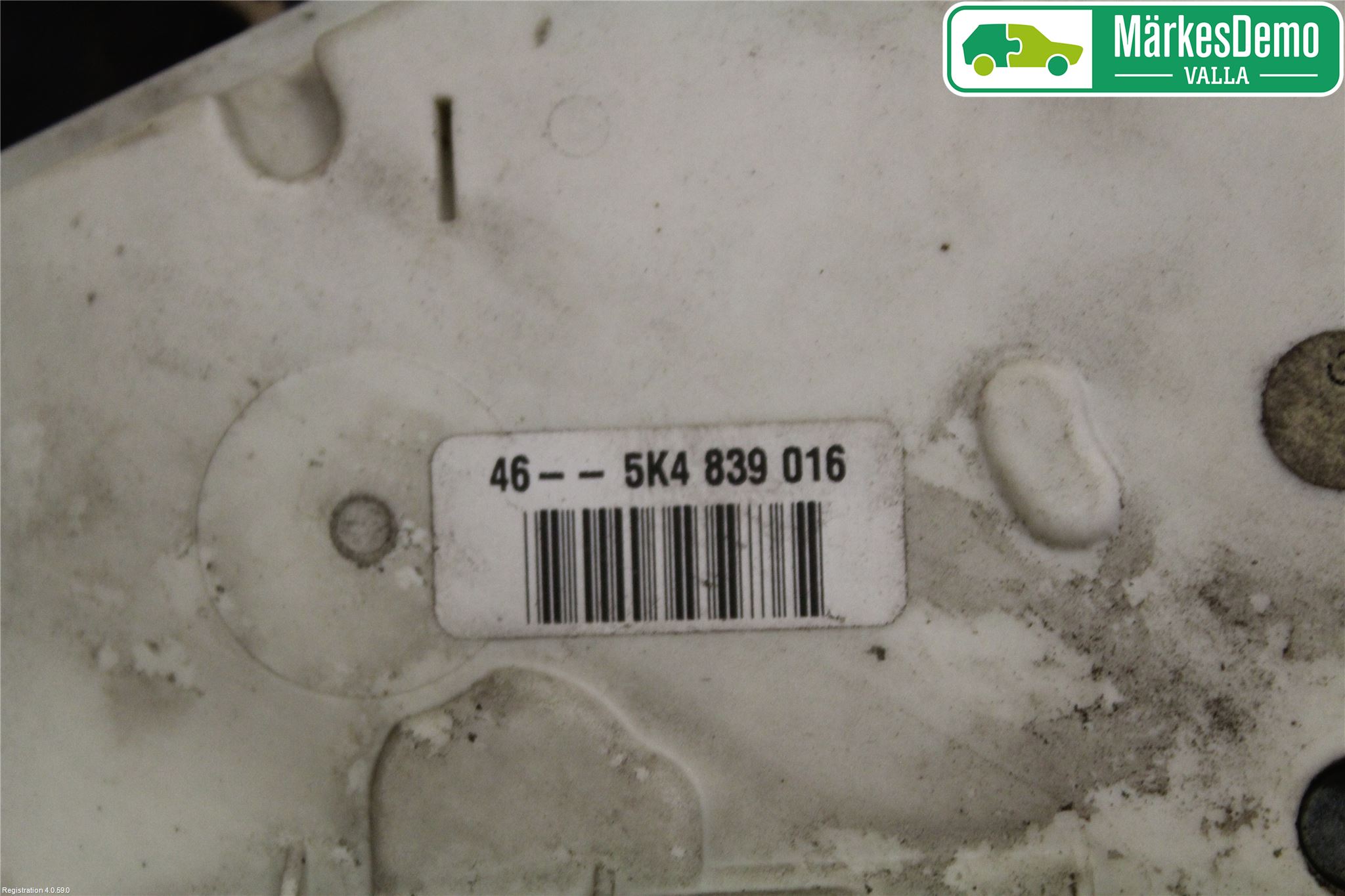 Volkswagen VW POLO 10-17 Dørlås - Låsekasse