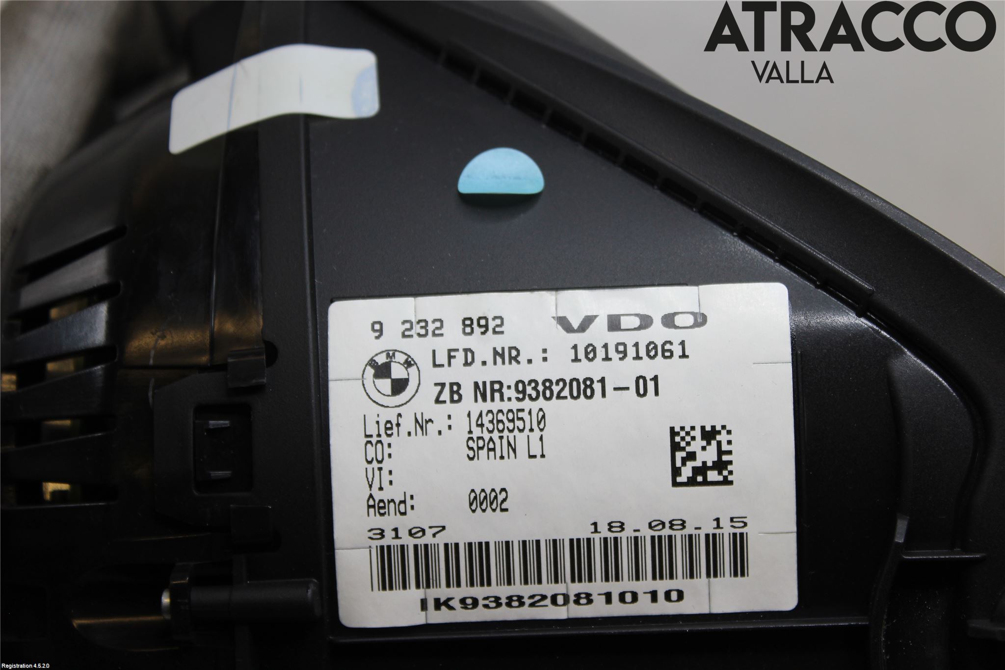 BMW 1 F20/F21 11-19 Instr Kombinert