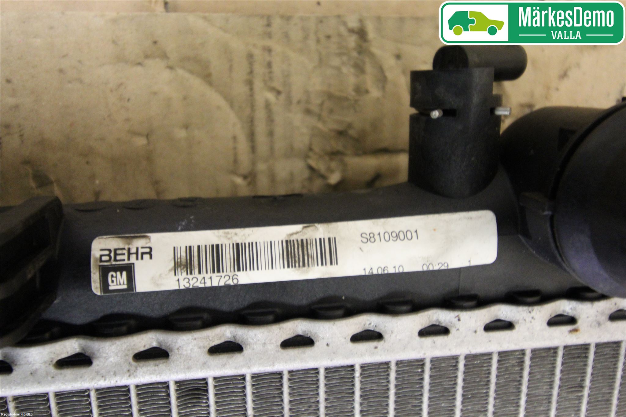 Saab 9-5 10-12 Radiator Manuell