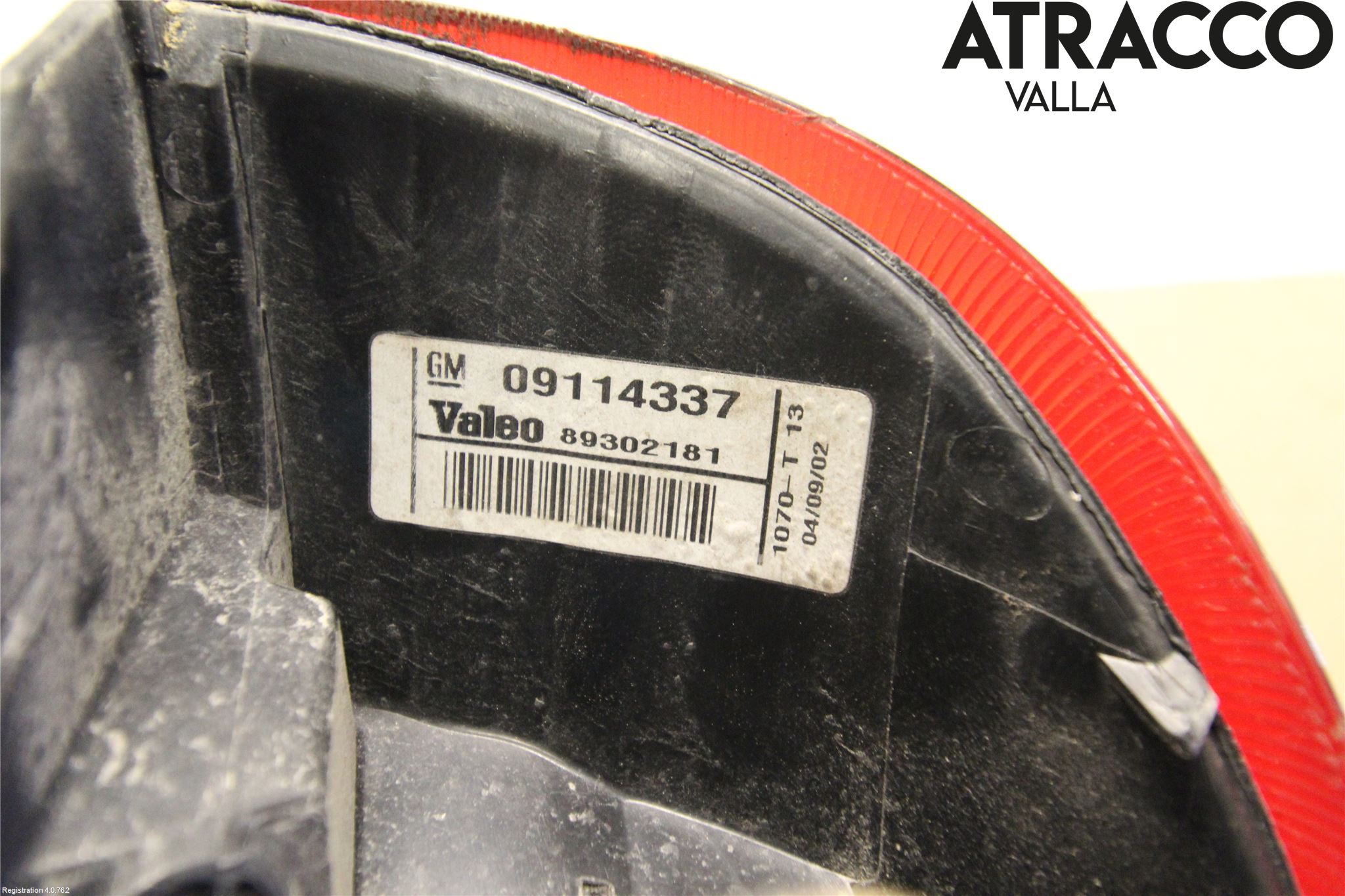 Opel CORSA C    00-06 Baklykt Høyre