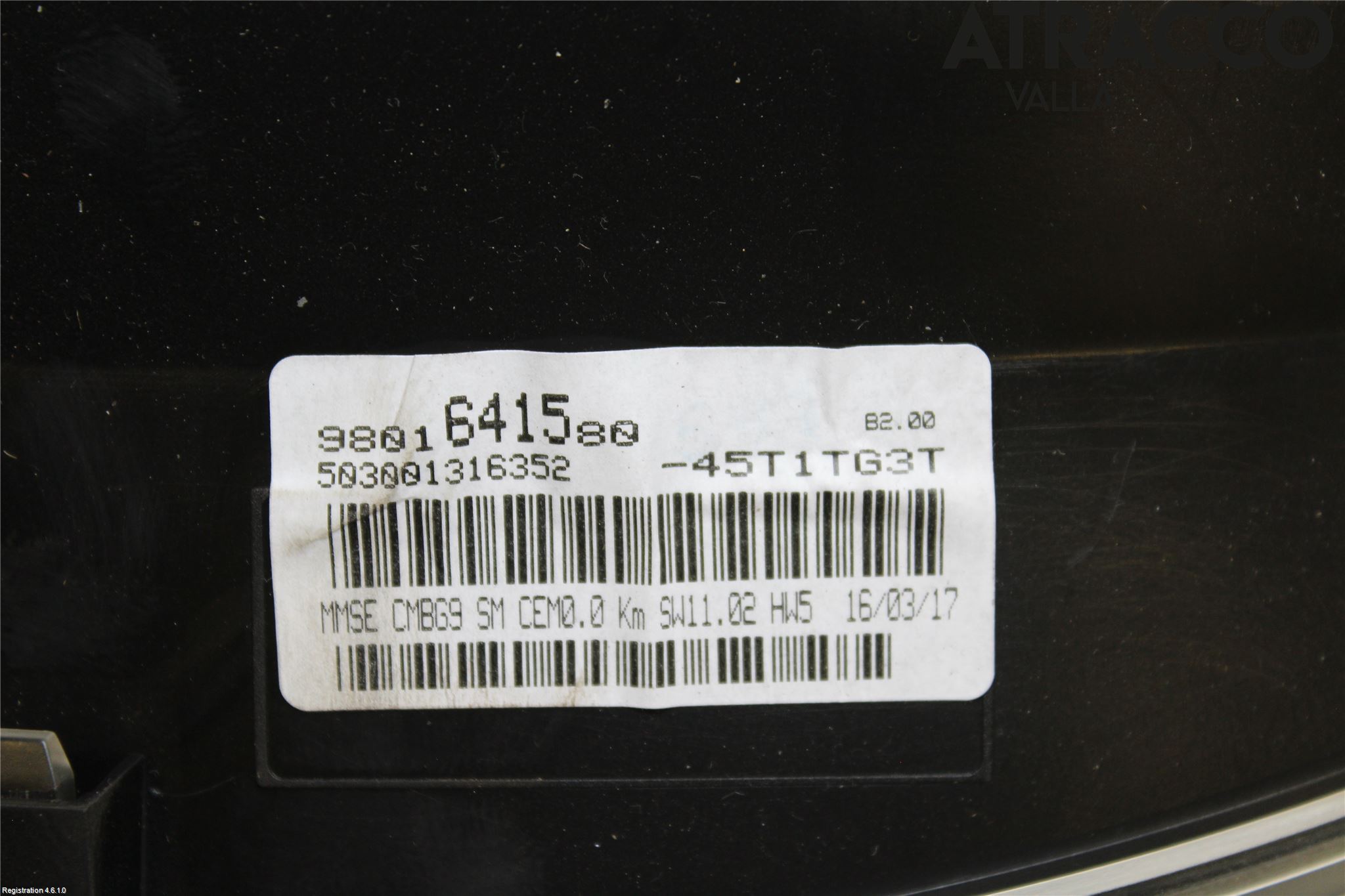 Peugeot PARTNER 16-18 Instr Kombinert
